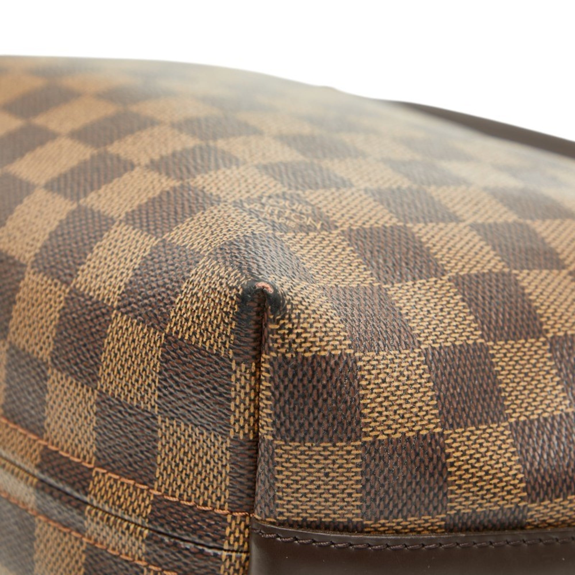 Louis Vuitton Brown Pvc Leather Shoulder Bag