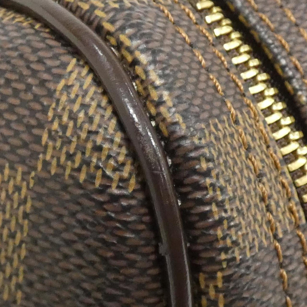 Louis Vuitton Brown Coated Canvas Shoulder Bag