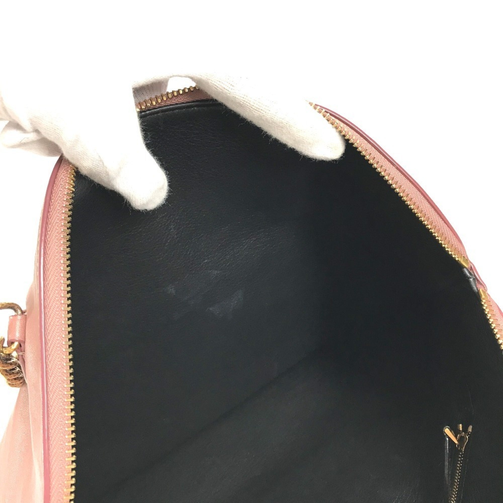 Louis Vuitton Pink Rose Leather Shoulder Bag Tote Bag