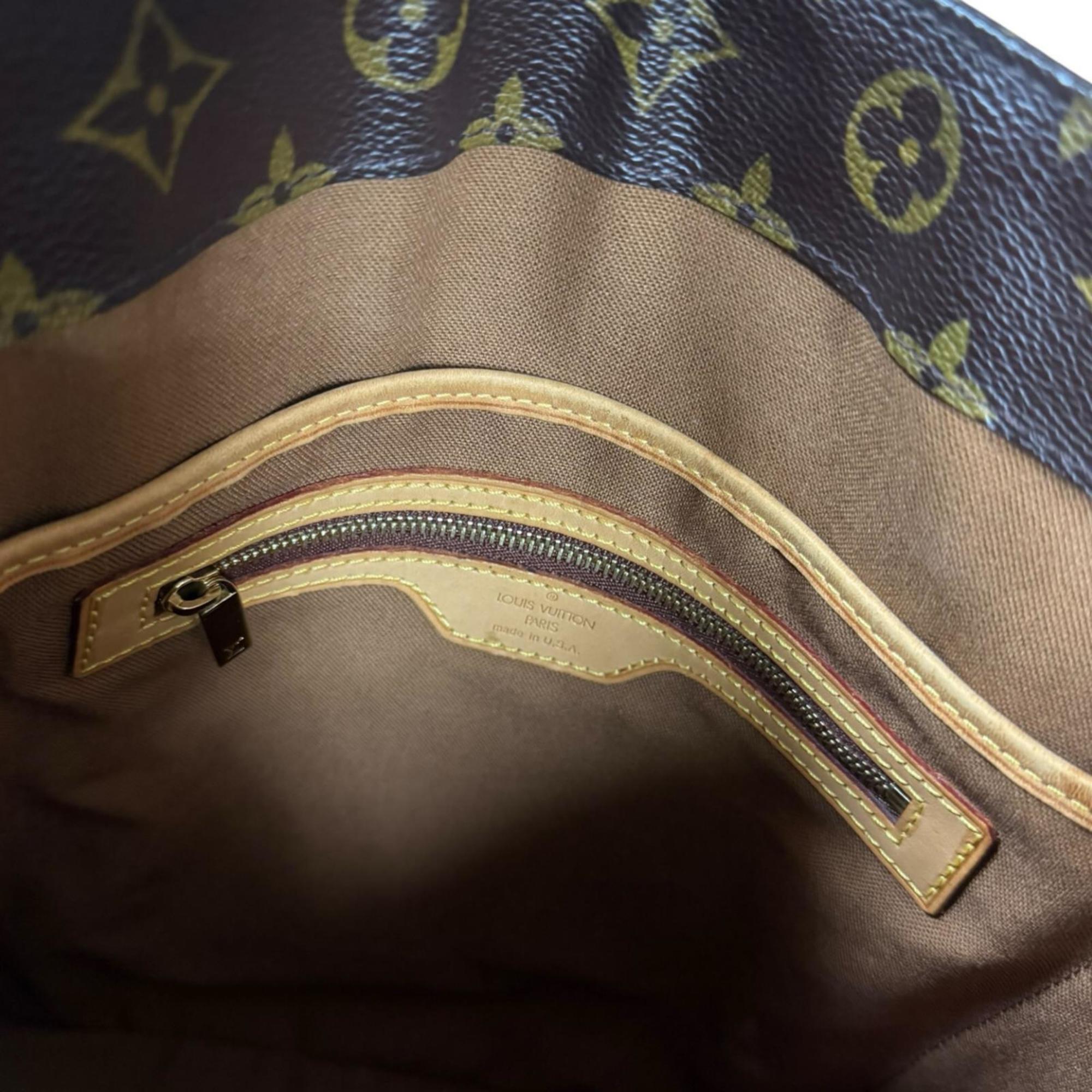 Louis Vuitton Brown Monogram Canvas Tote Bag