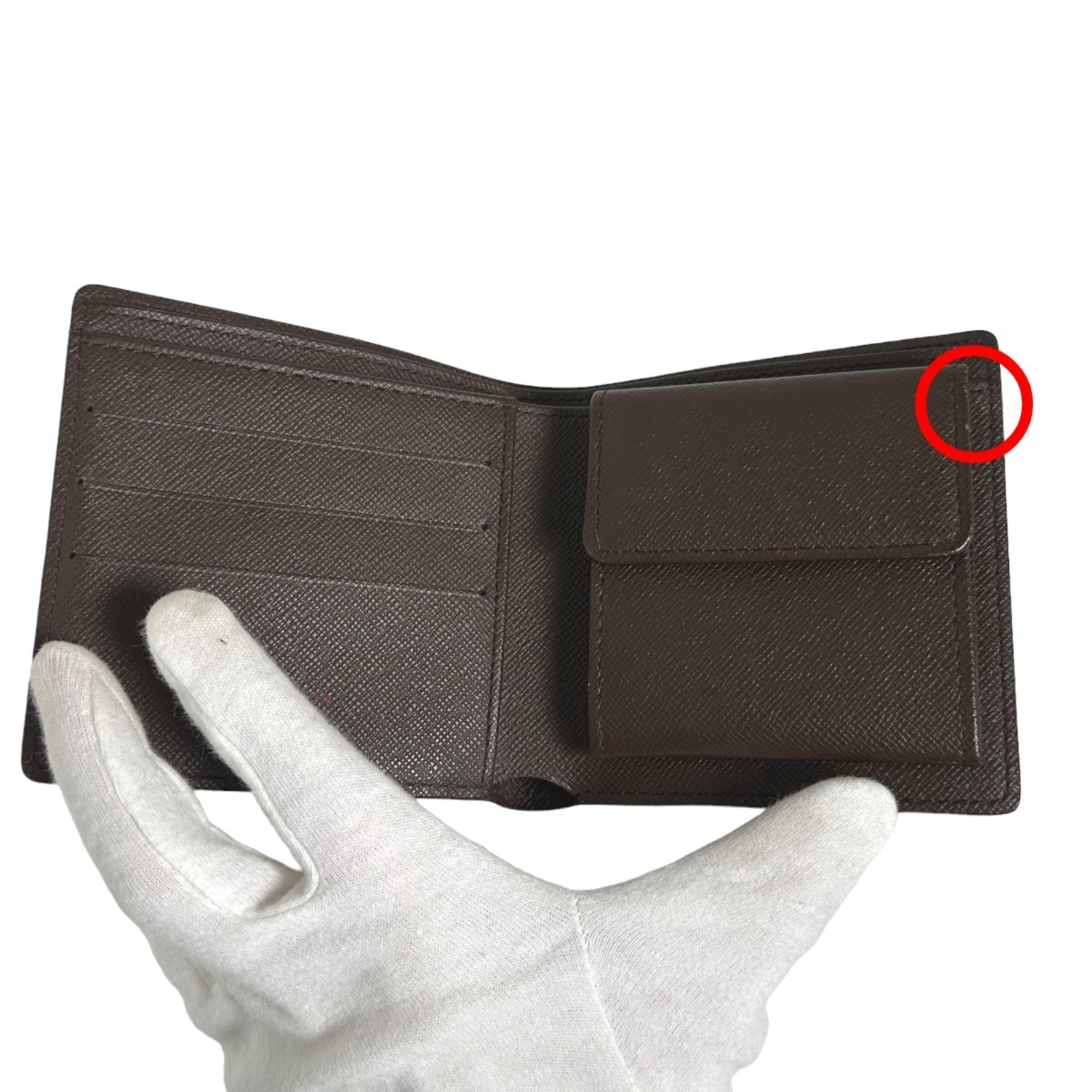 Louis Vuitton Brown Damier Canvas Wallet
