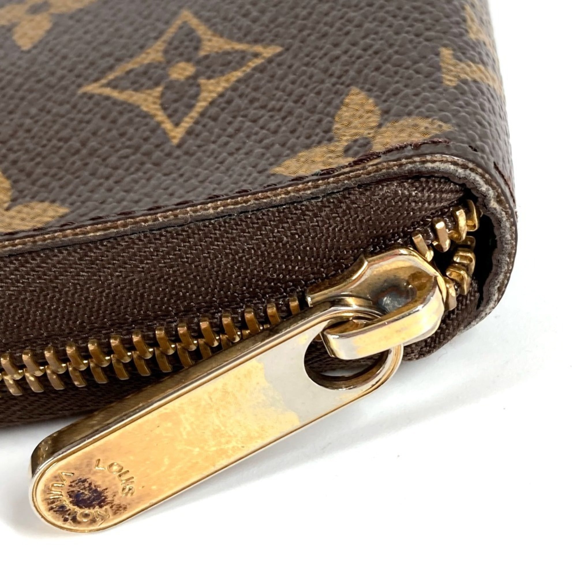 Louis Vuitton Brown Green Monogram Long Wallet