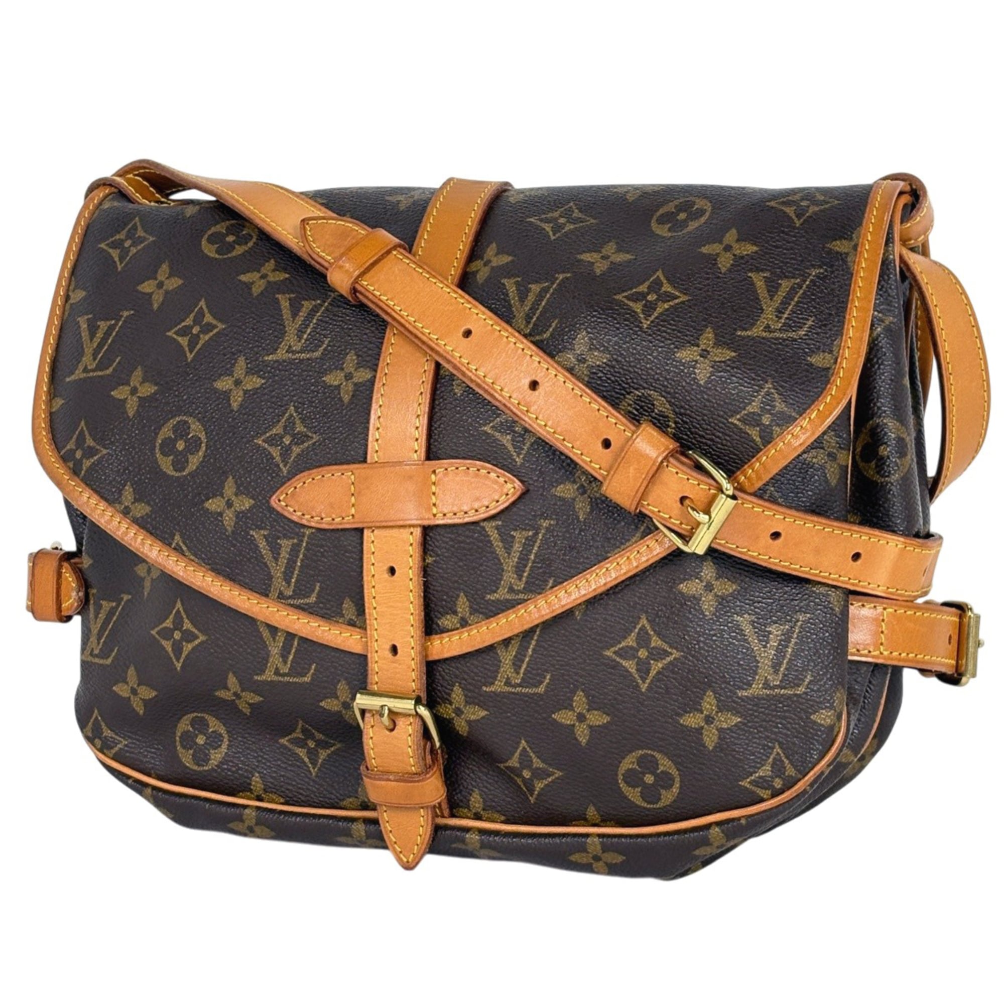 Louis Vuitton Brown Monogram Shoulder Bag