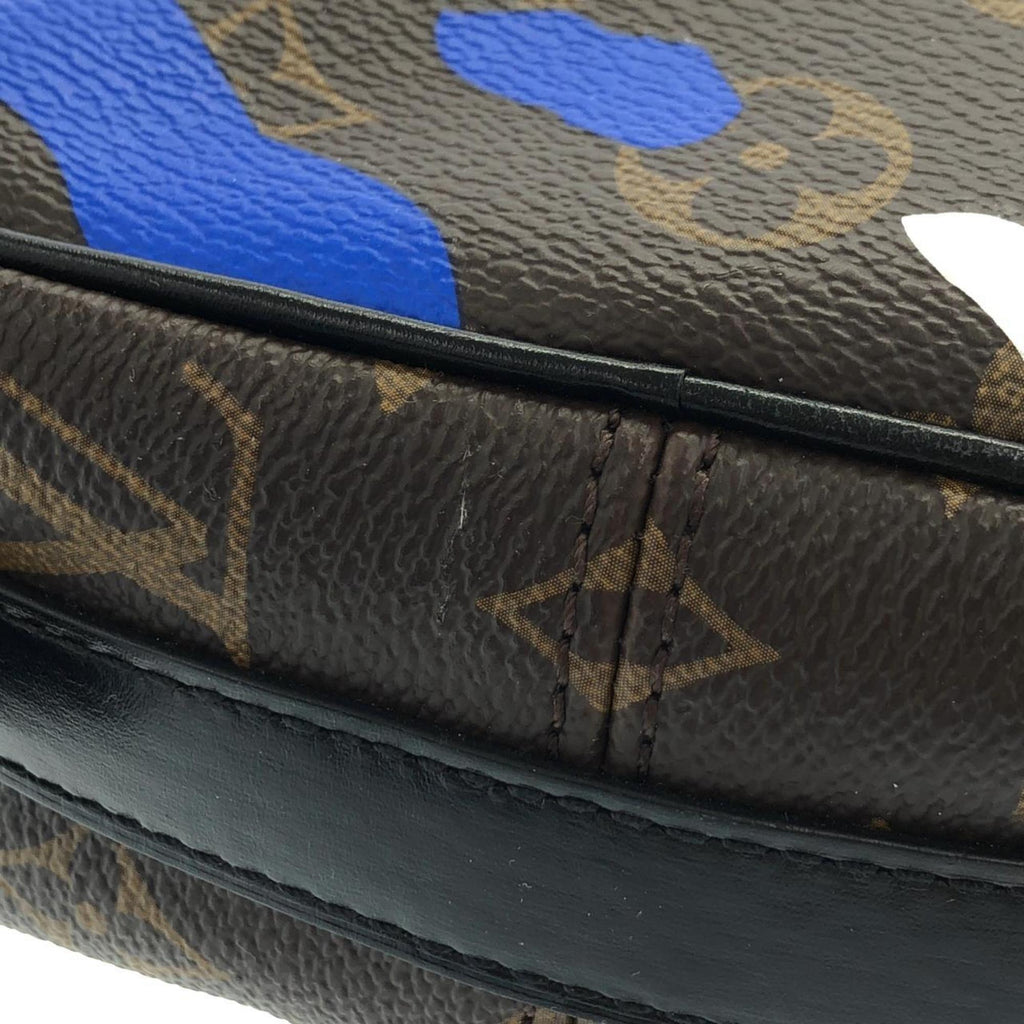 Louis Vuitton Brown Coated Canvas Shoulder Bag