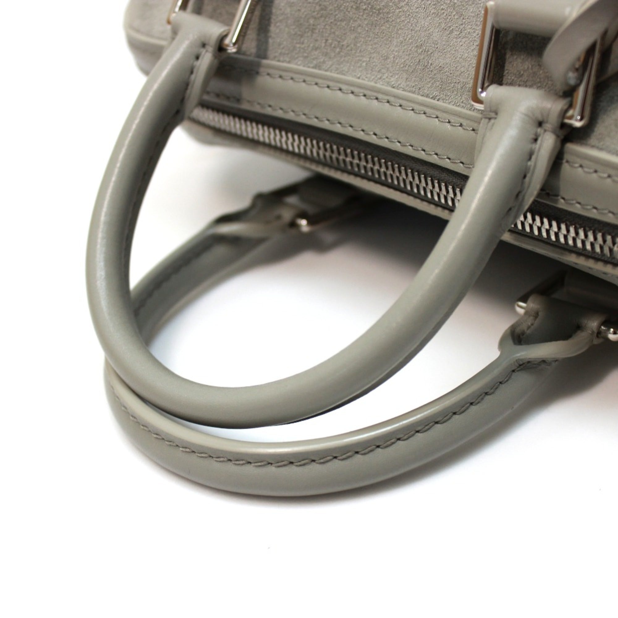 Louis Vuitton Gray Leather Handbag