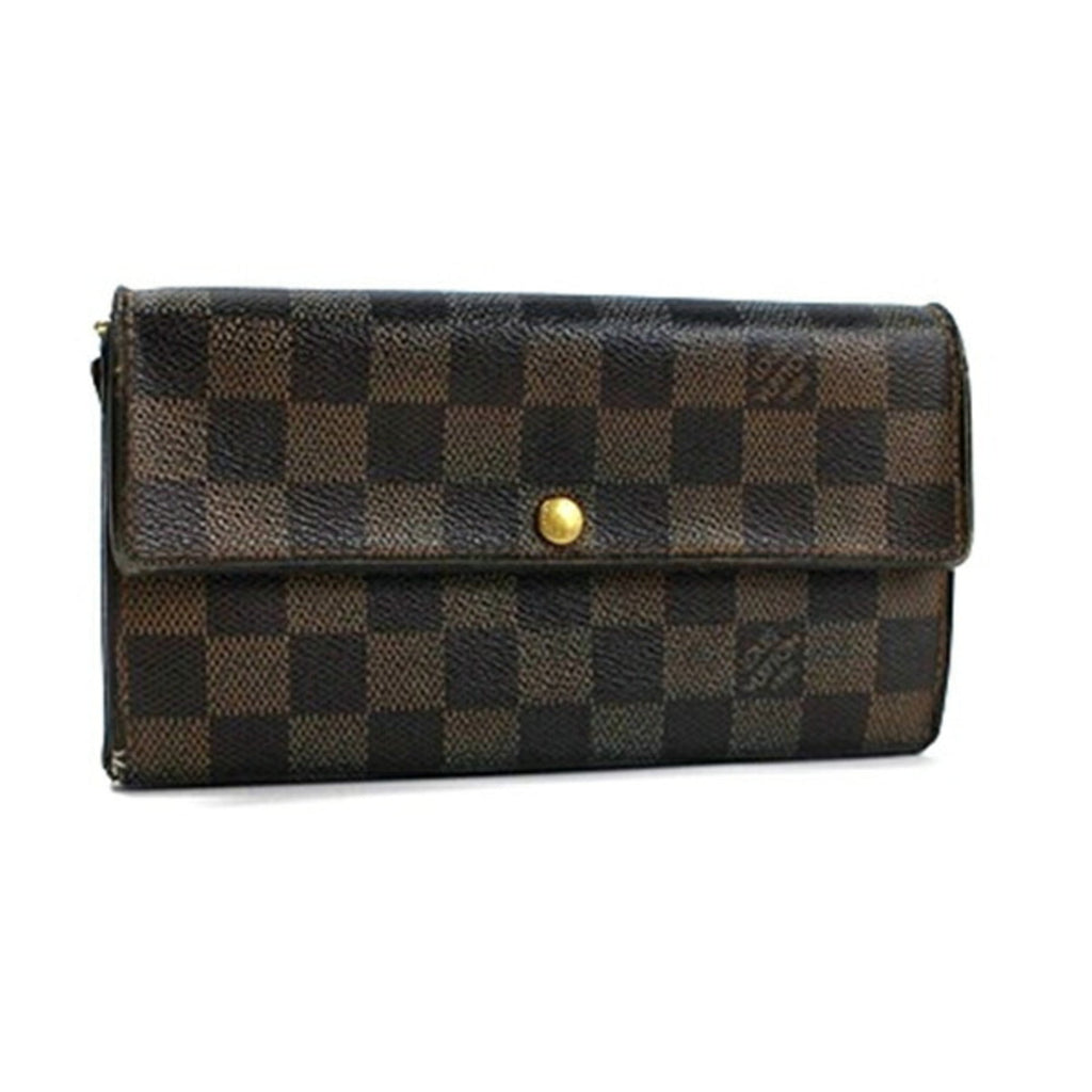 Louis Vuitton Brown Damier Canvas Long Wallet