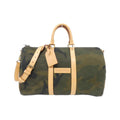 Louis Vuitton Camouflage Green Canvas Boston Bag