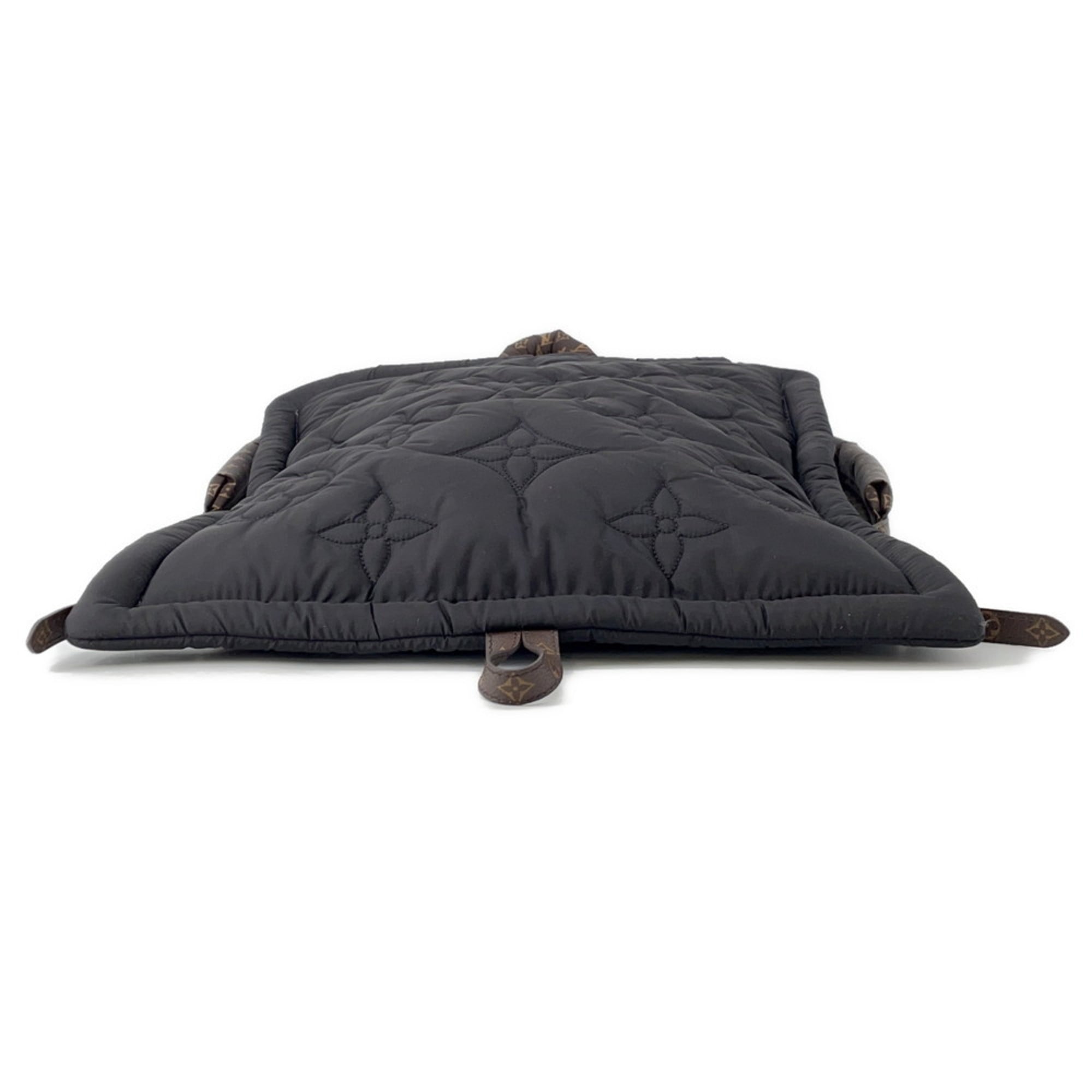 Louis Vuitton Noir Nylon Monogram Backpack