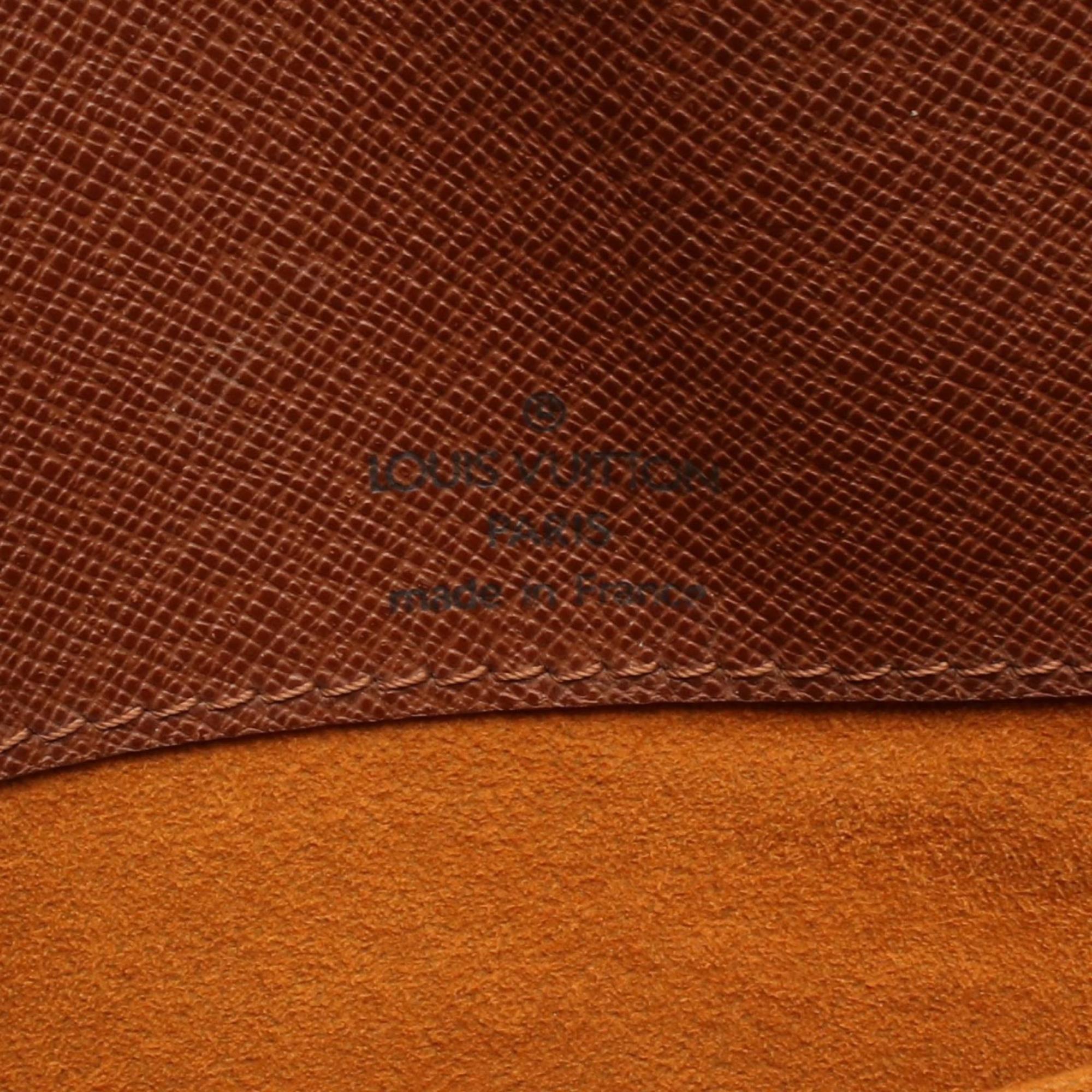 Louis Vuitton Brown Monogram Leather Shoulder Bag