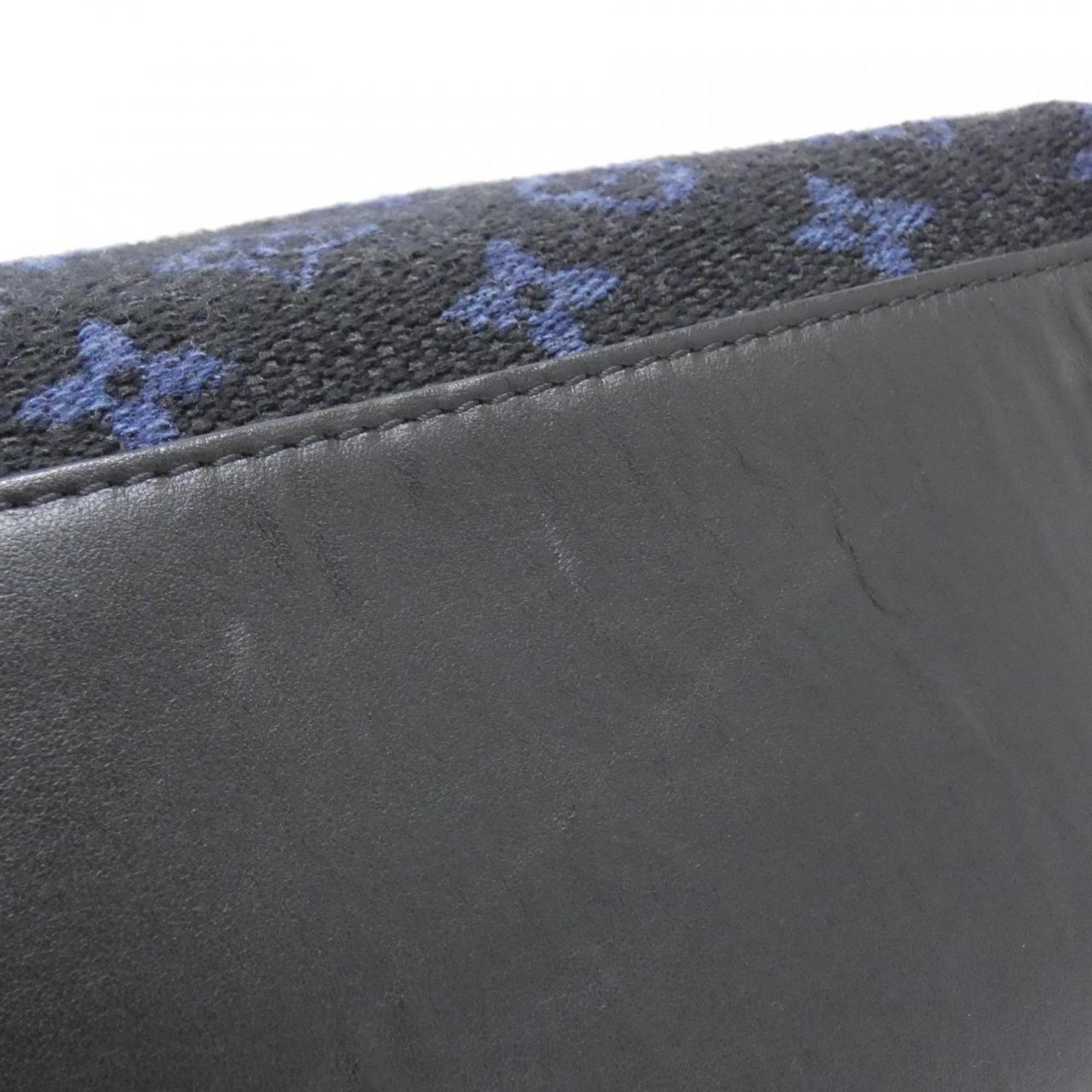 Louis Vuitton Blue Cobalt Jacquard Leather Handbag