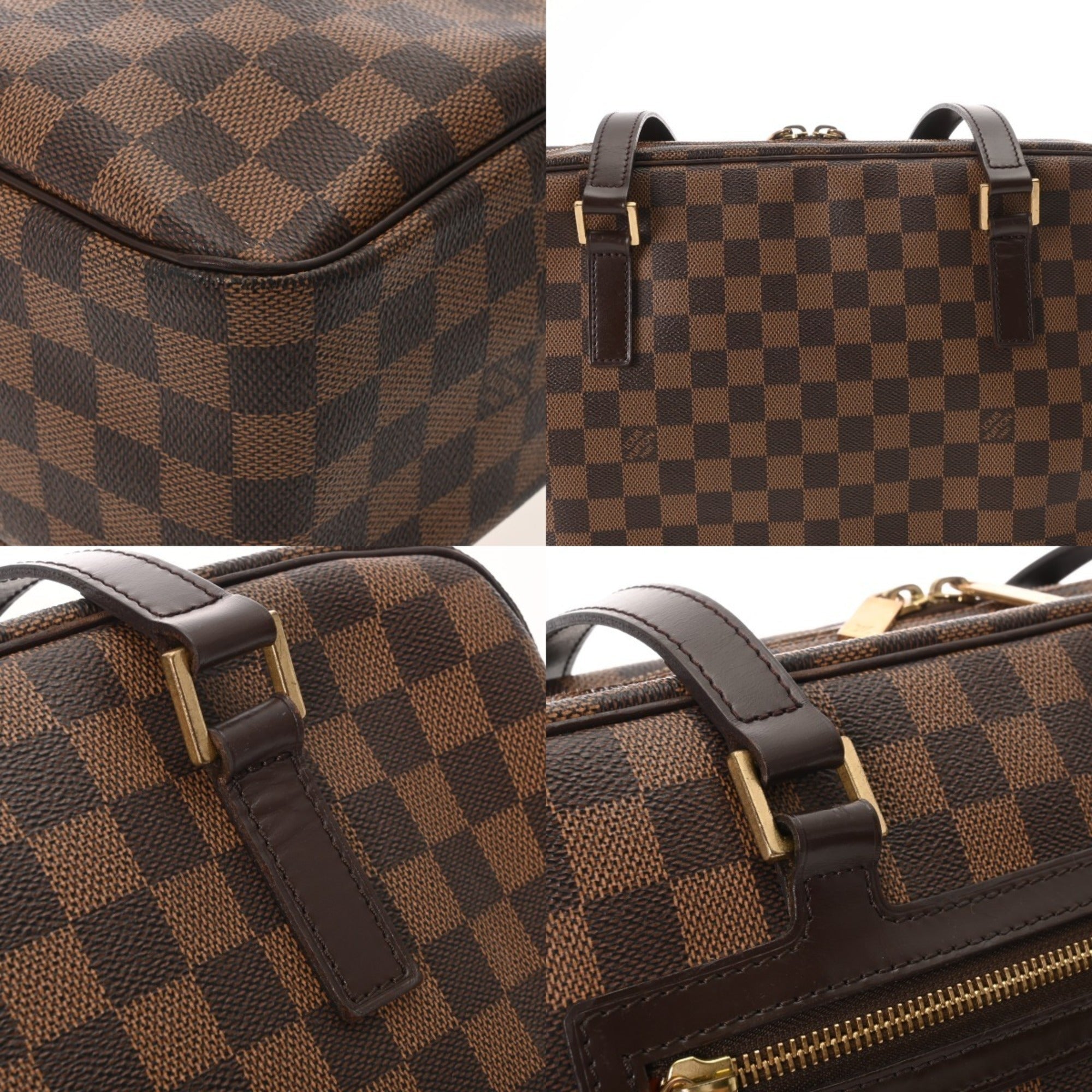 Louis Vuitton Damier Brown Damier Canvas Damier Canvas Shoulder Bag