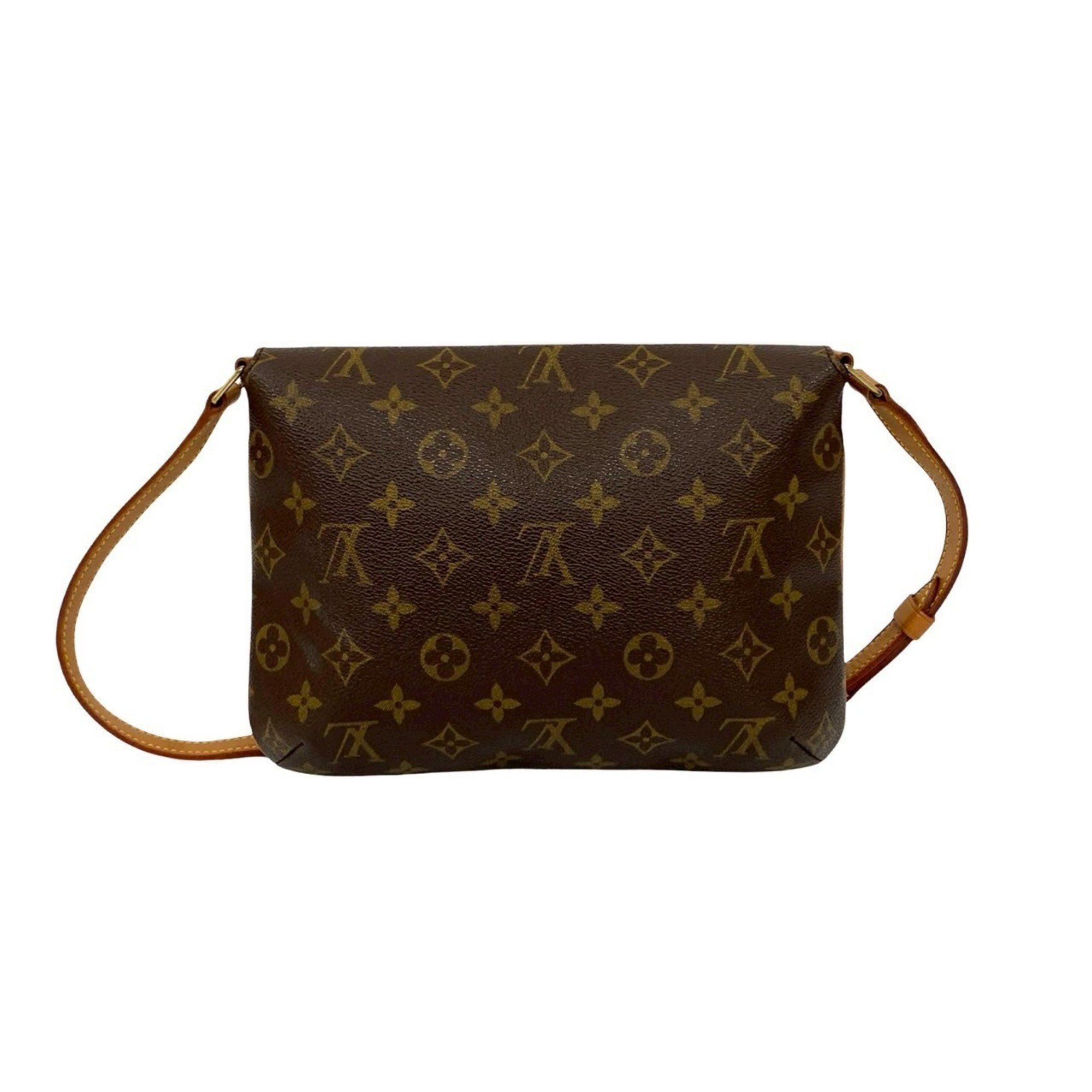 Louis Vuitton Brown Leather Pvc Shoulder Bag