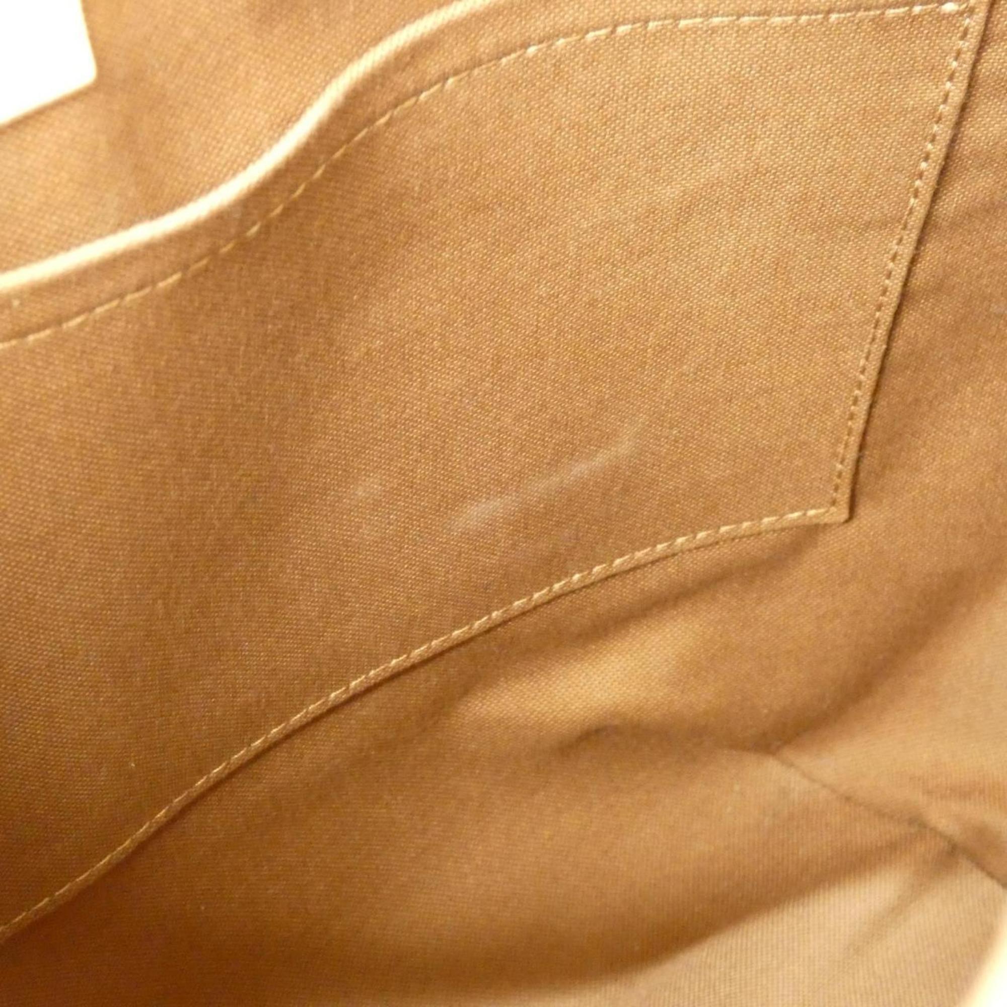 Louis Vuitton Brown Coated Canvas Handbag Tote Bag