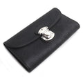 Louis Vuitton Silver Mahina Leather Long Wallet