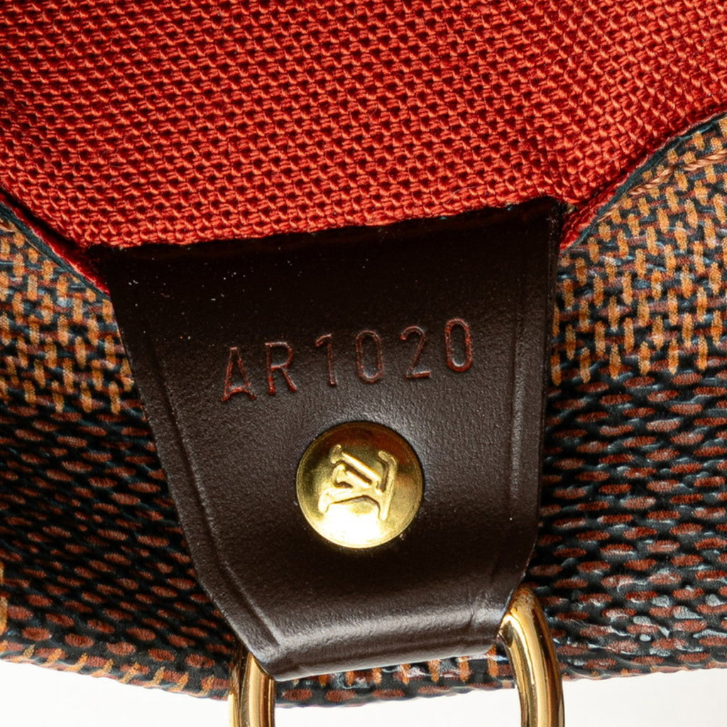 Louis Vuitton Damier Brown Pvc Leather Tote Bag