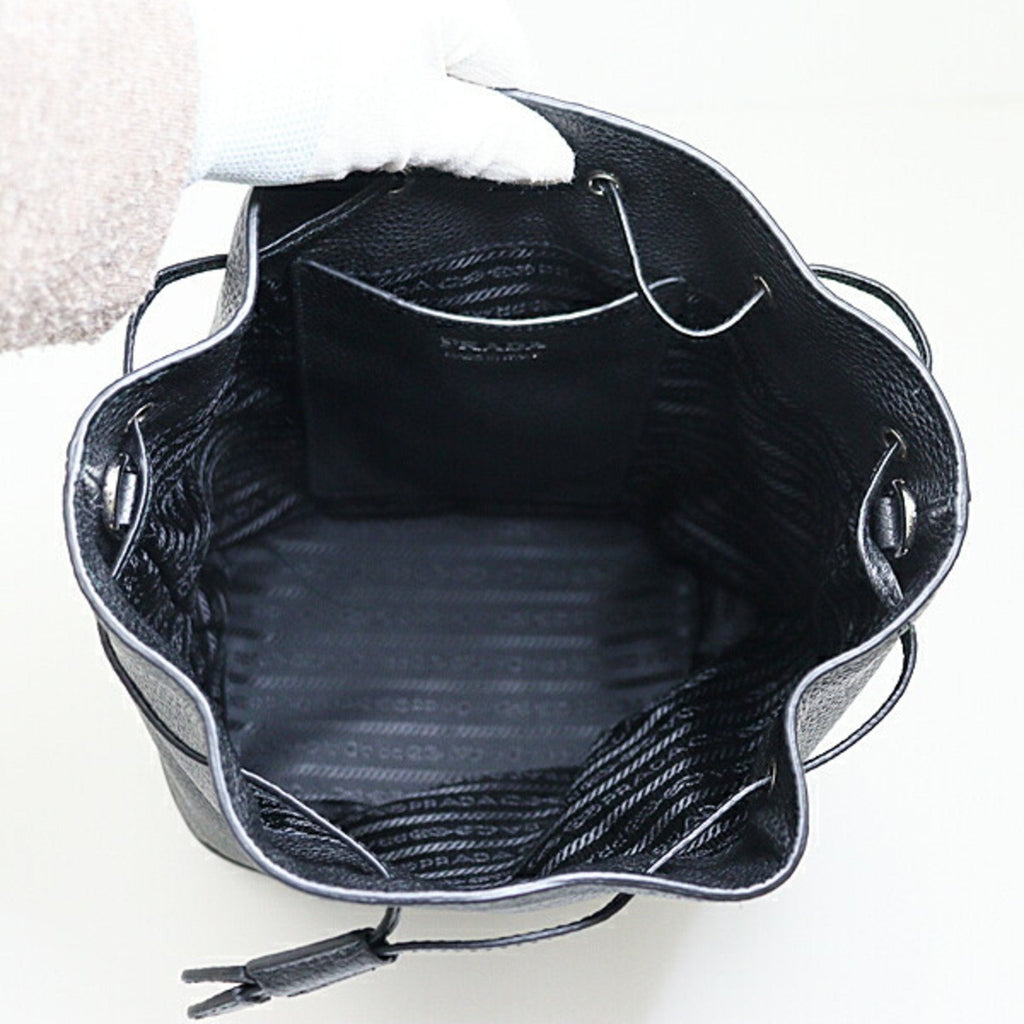 Prada Black Nero Leather Shoulder Bag