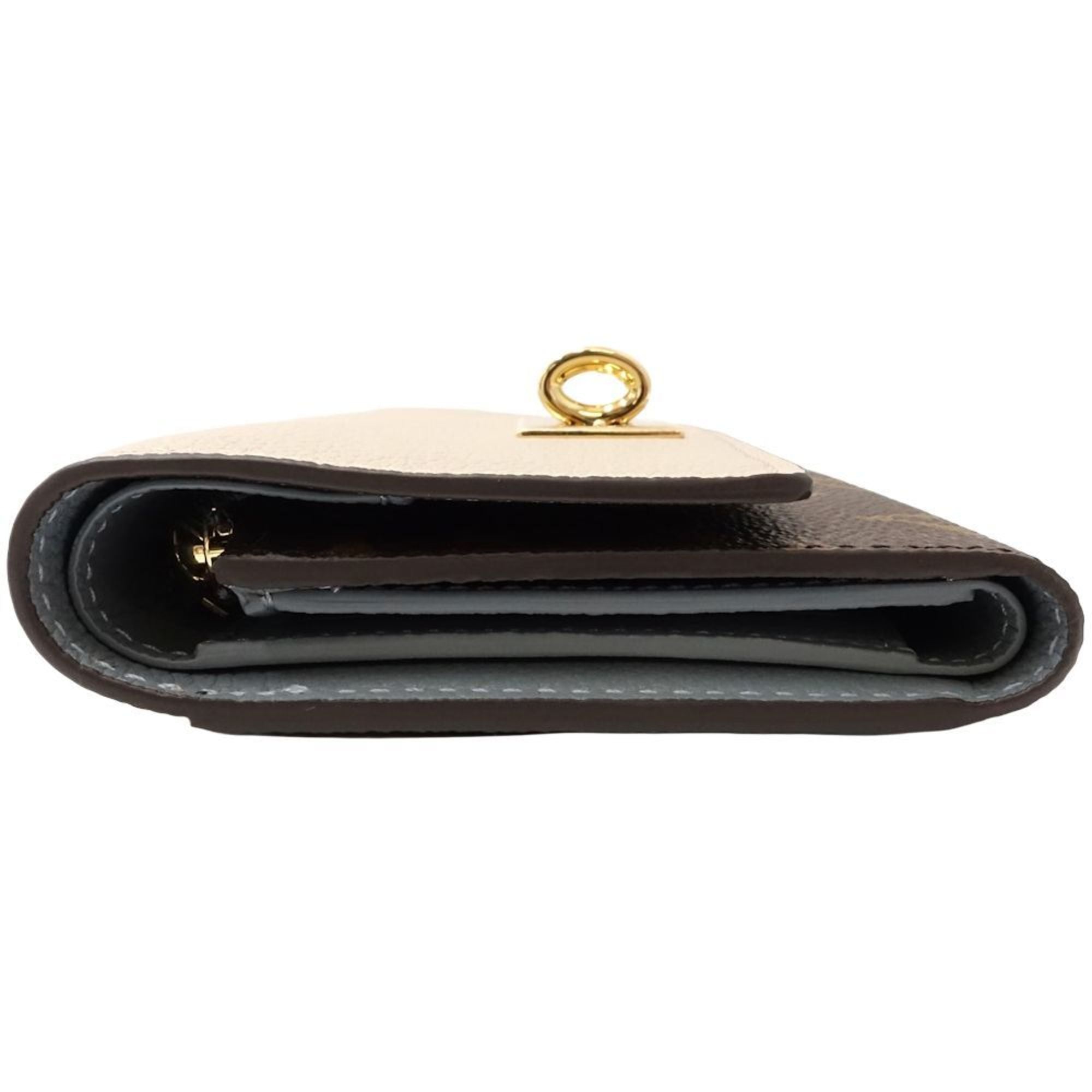 Louis Vuitton Brown Grayish Monogram Monogram Wallet (Tri-Fold)