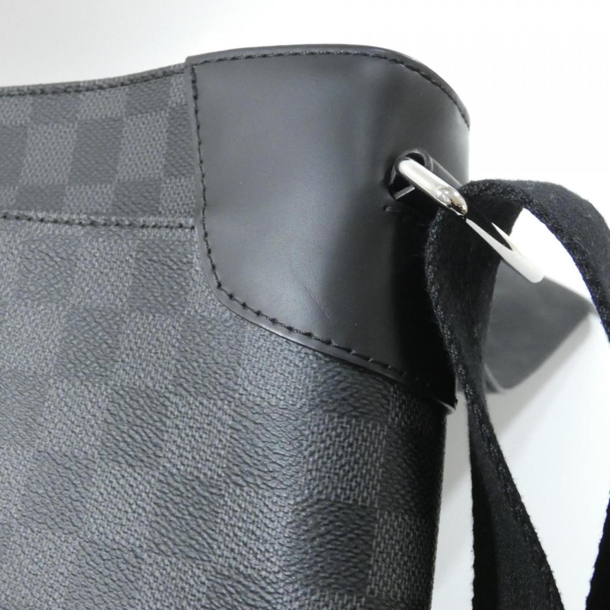 Louis Vuitton Graphite Coated Canvas Shoulder Bag