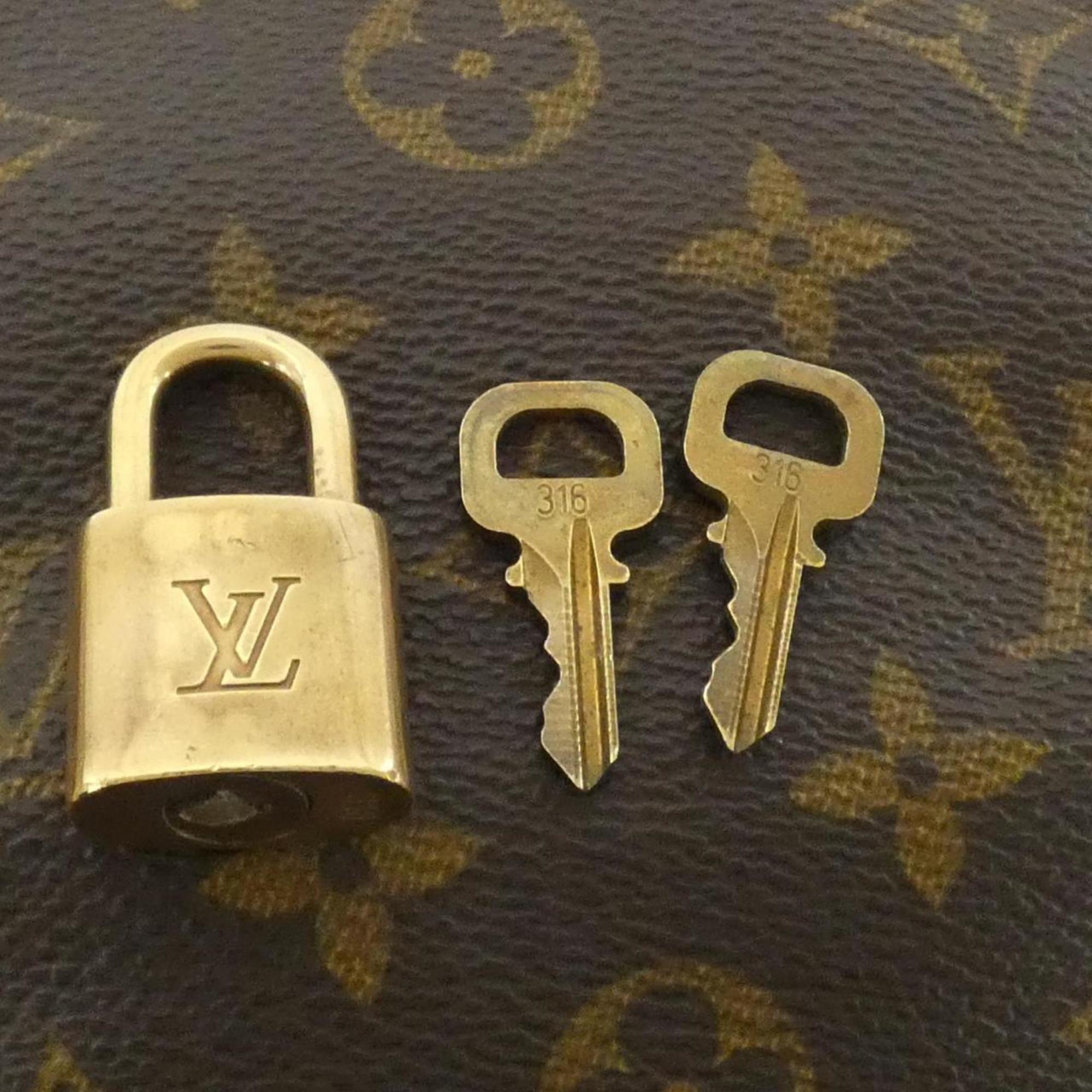 Louis Vuitton Brown Coated Canvas Boston Bag