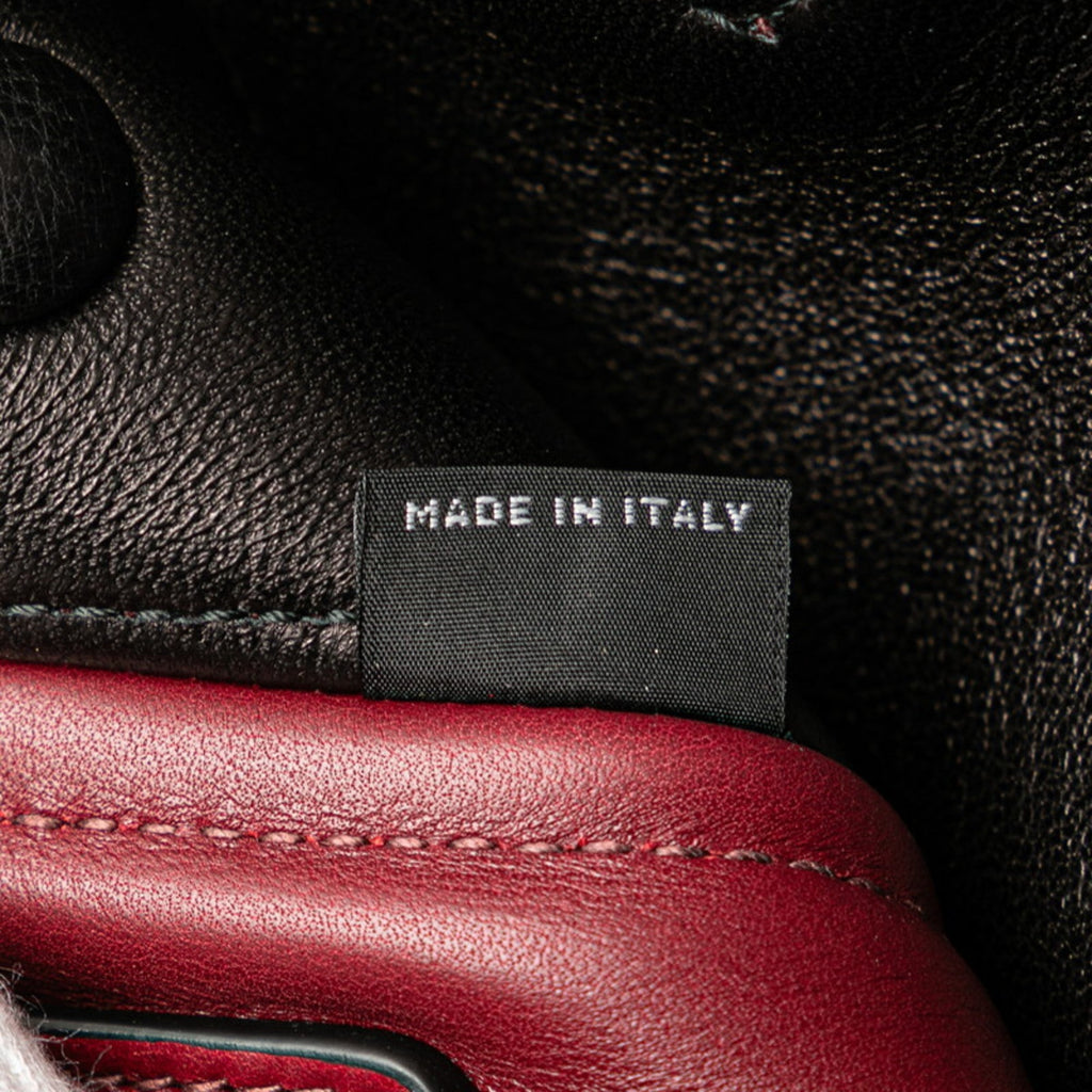 Prada Red Color Leather Shoulder Bag