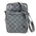 Louis Vuitton Black Damier Graphite Damier Graphite Pochette Shoulder Bag