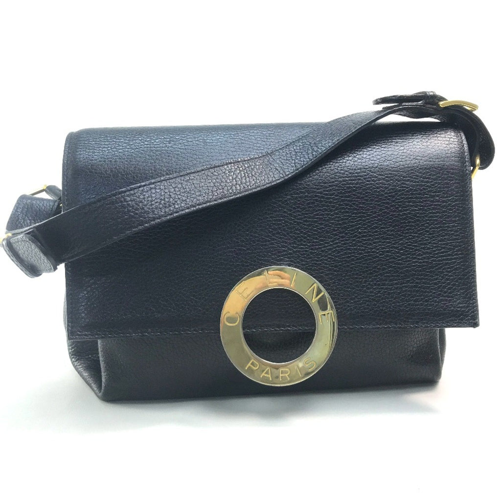 Celine Black Leather Handbag