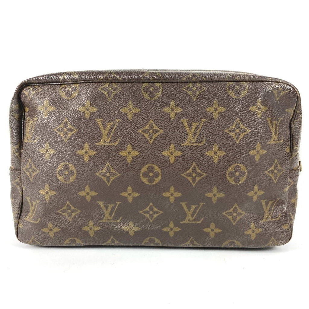 Louis Vuitton Brown Monogram Clutch Bag Pouch