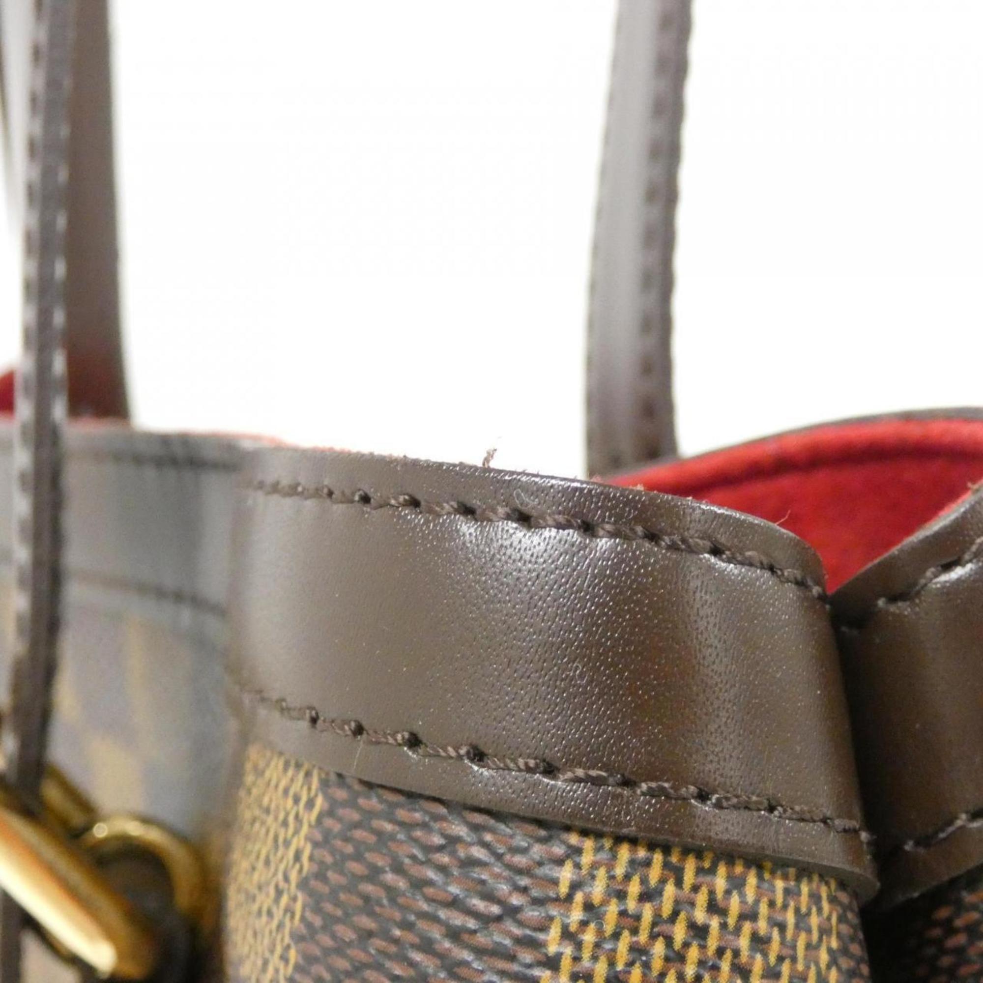 Louis Vuitton Damier Ebene Coated Canvas Handbag