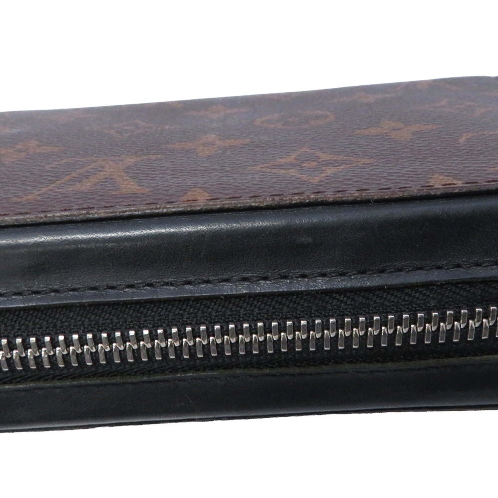 Louis Vuitton Monogram Macassar Noir Monogram Coin Purse/Coin Case