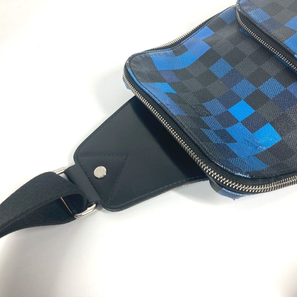 Louis Vuitton Damier Graphite Black Blue Damier Graphite Shoulder Bag Sling Bag
