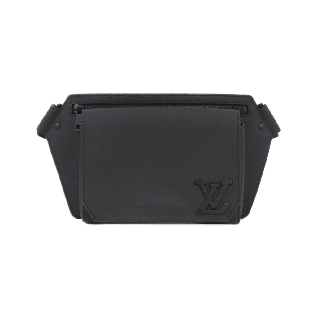 Louis Vuitton Black Leather Shoulder Bag