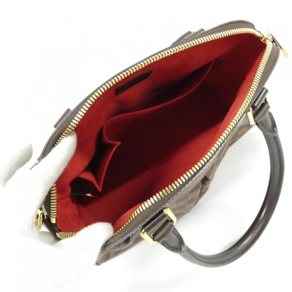 Louis Vuitton Brown Coated Canvas Handbag