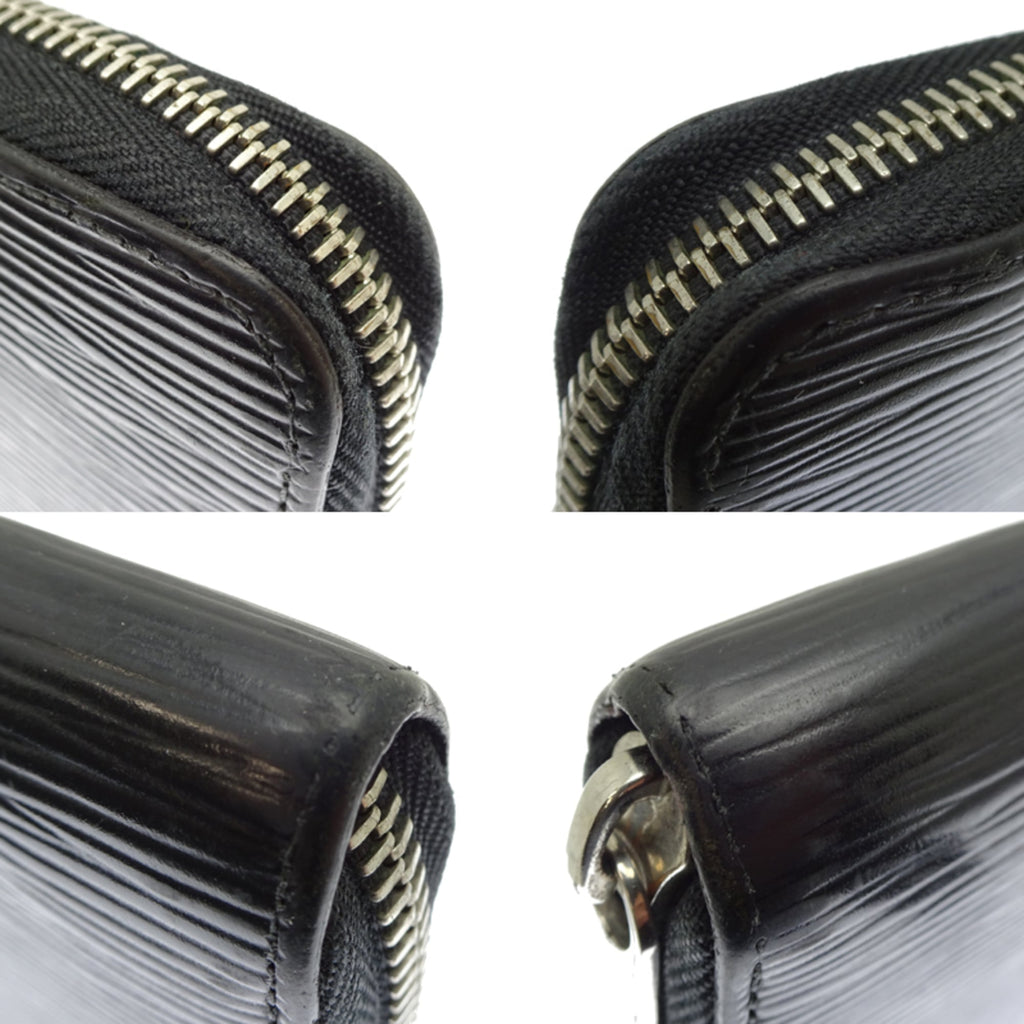 Louis Vuitton Black Noir Epi Leather Long Wallet