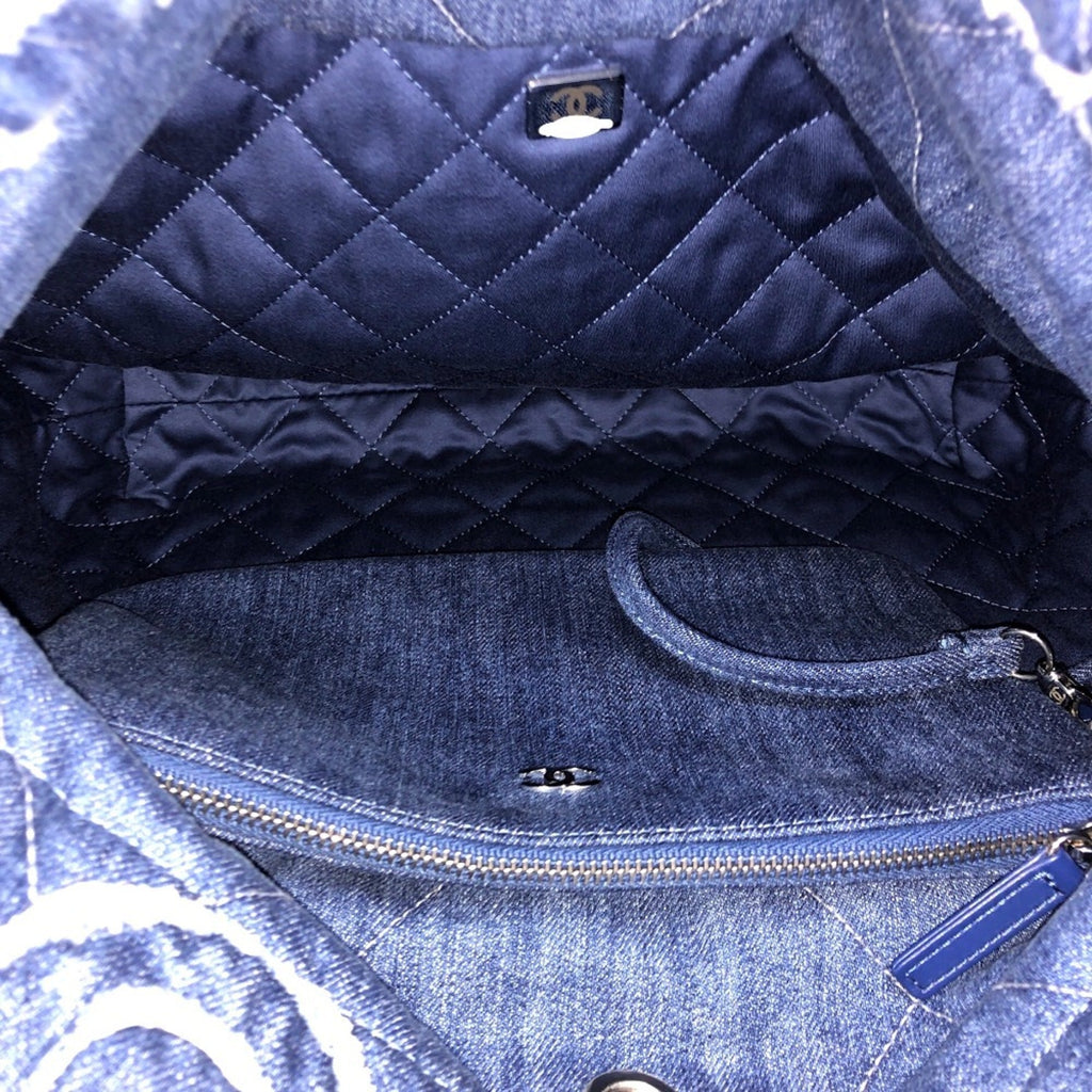 Chanel Blue Denim Shoulder Bag