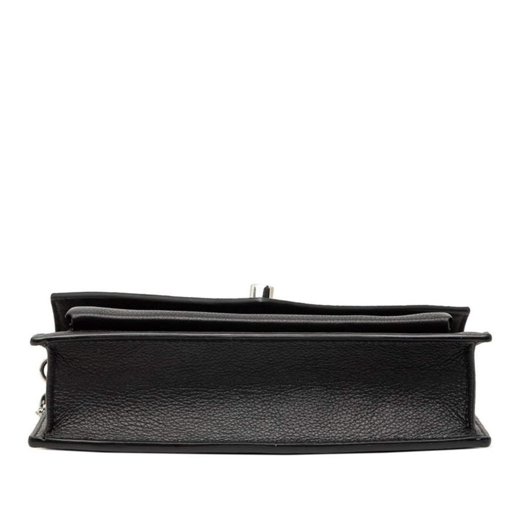 Louis Vuitton Black Leather Pochette Shoulder Bag