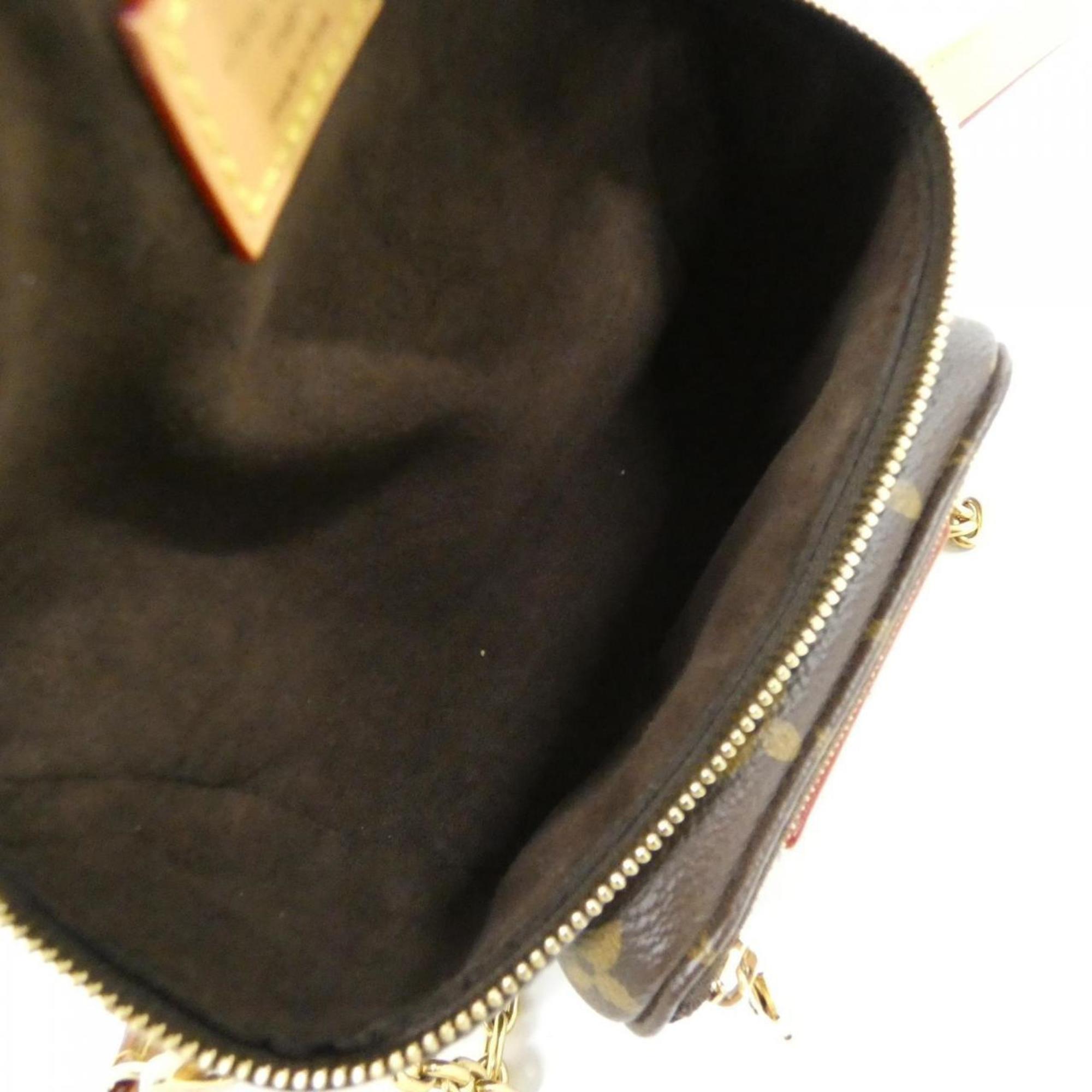 Louis Vuitton Marron Coated Canvas Shoulder Bag