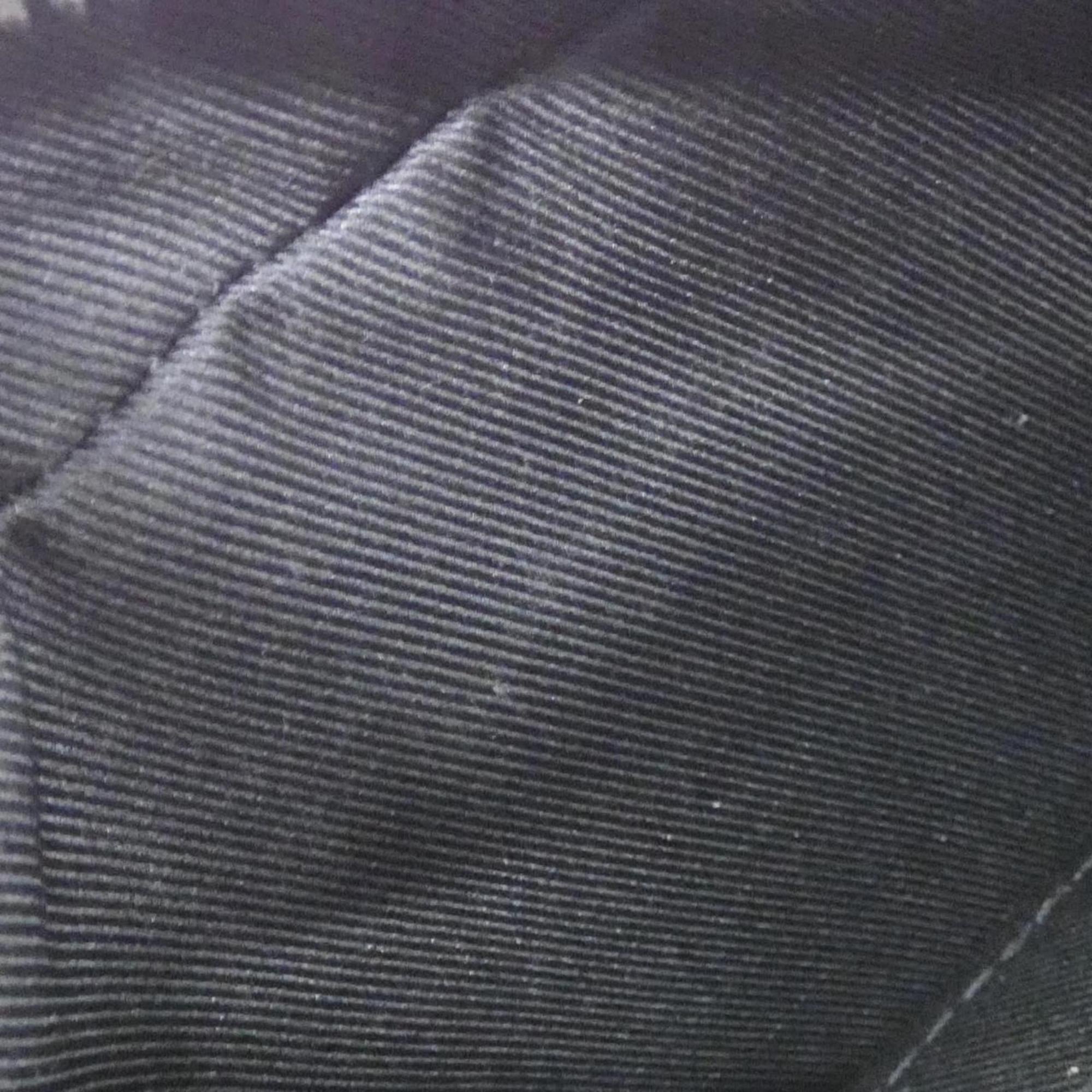 Louis Vuitton Black Coated Canvas Shoulder Bag