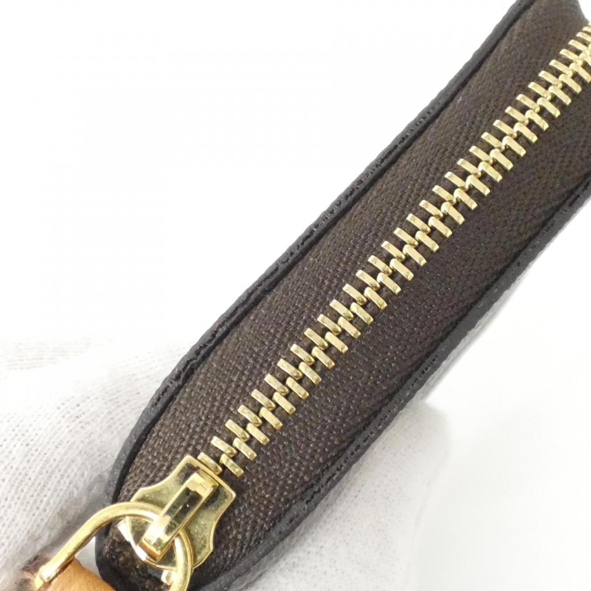Louis Vuitton Brown Coated Canvas Coin Purse/Coin Case
