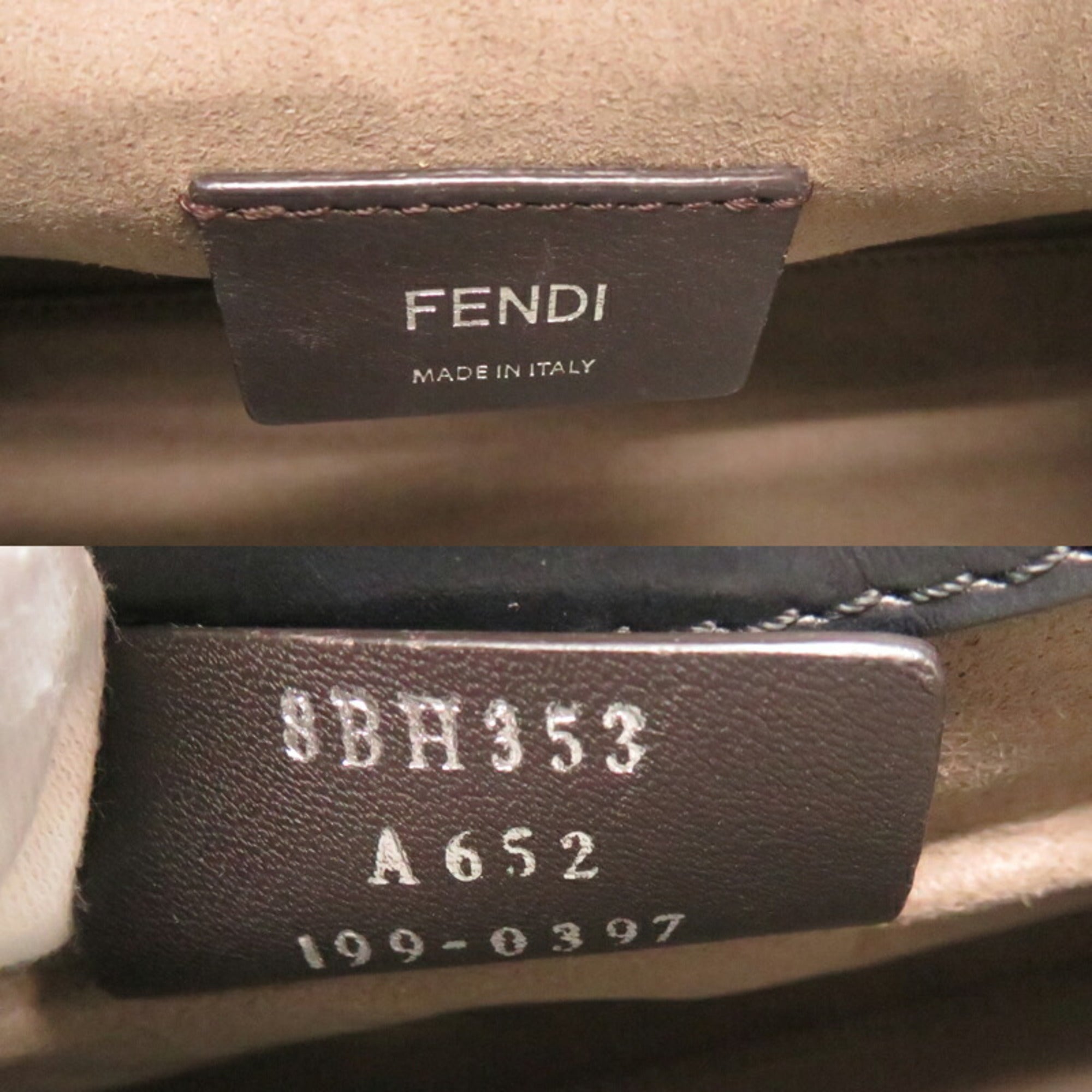 Fendi Brown Leather Handbag
