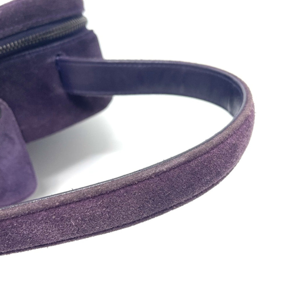 Chanel Purple Leather Handbag
