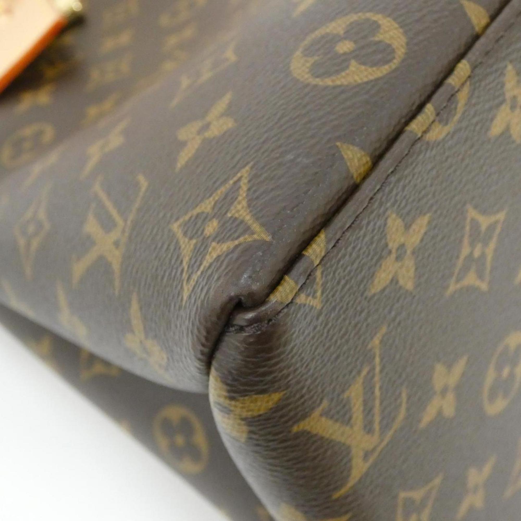 Louis Vuitton Marron Coated Canvas Handbag