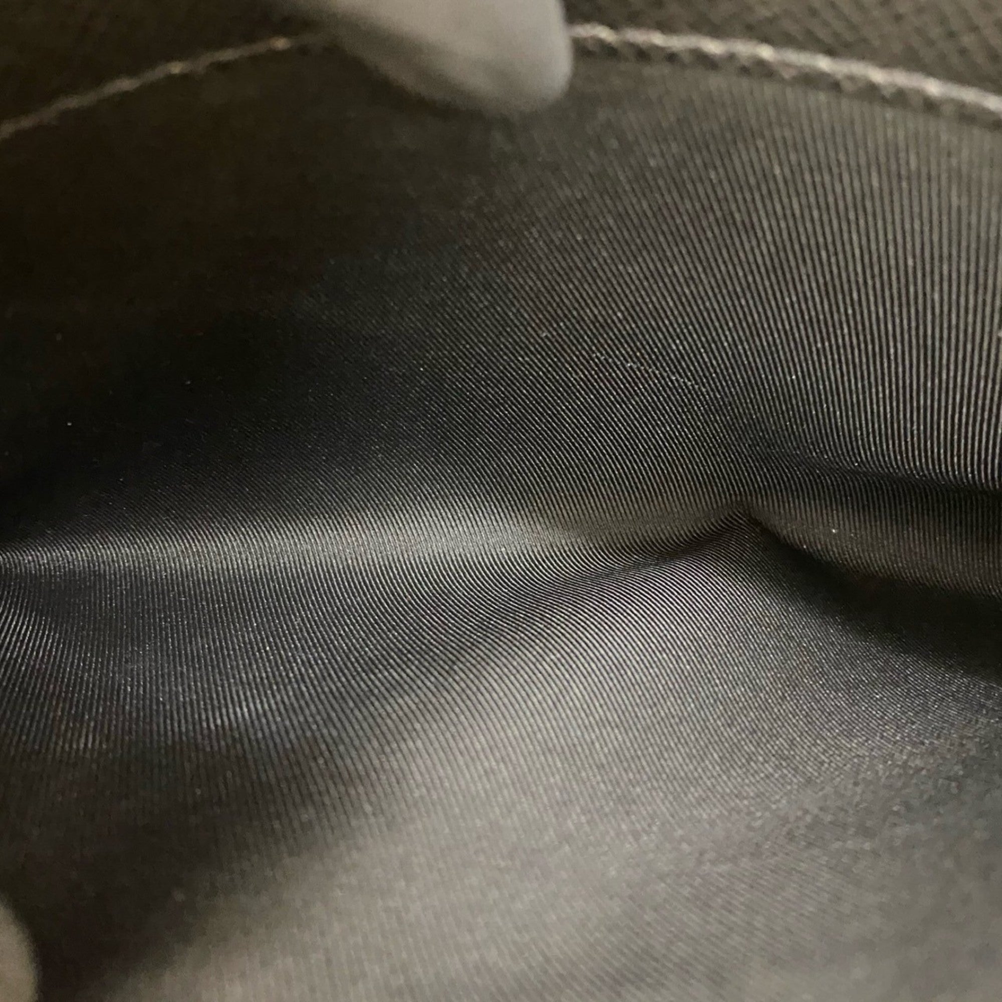 Louis Vuitton Black Leather Shoulder Bag