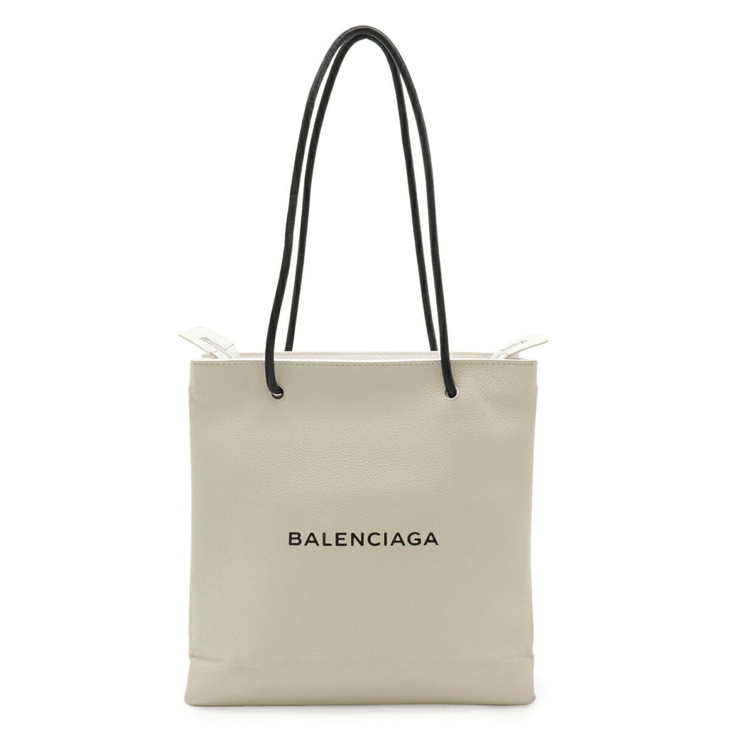 Balenciaga Black Leather Shoulder Bag Tote