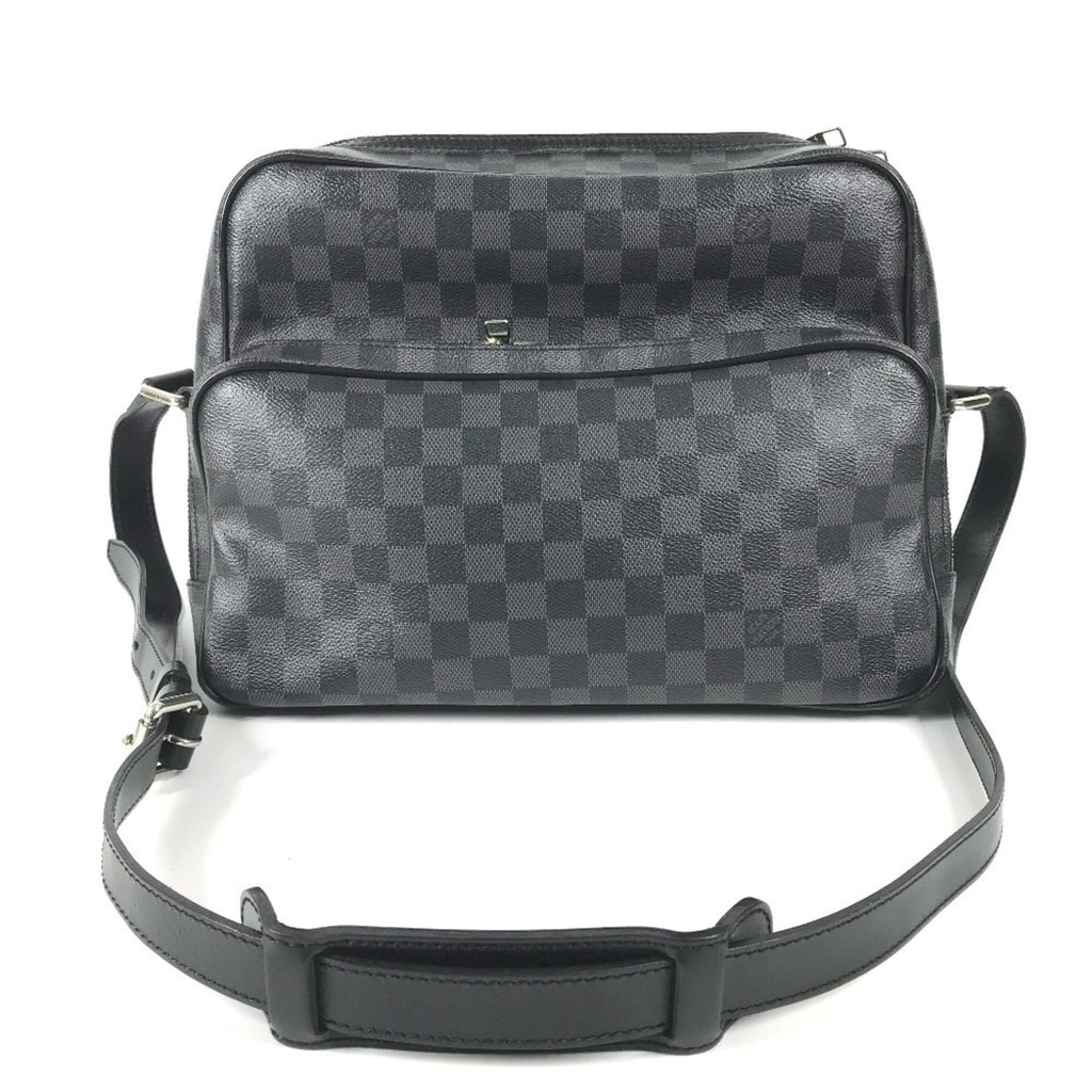 Louis Vuitton Black Damier Graphite Shoulder Bag