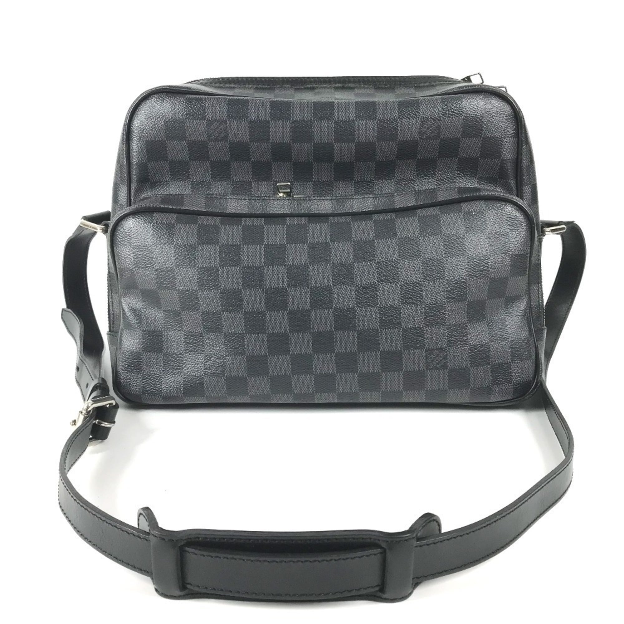 Louis Vuitton Black Damier Graphite Shoulder Bag
