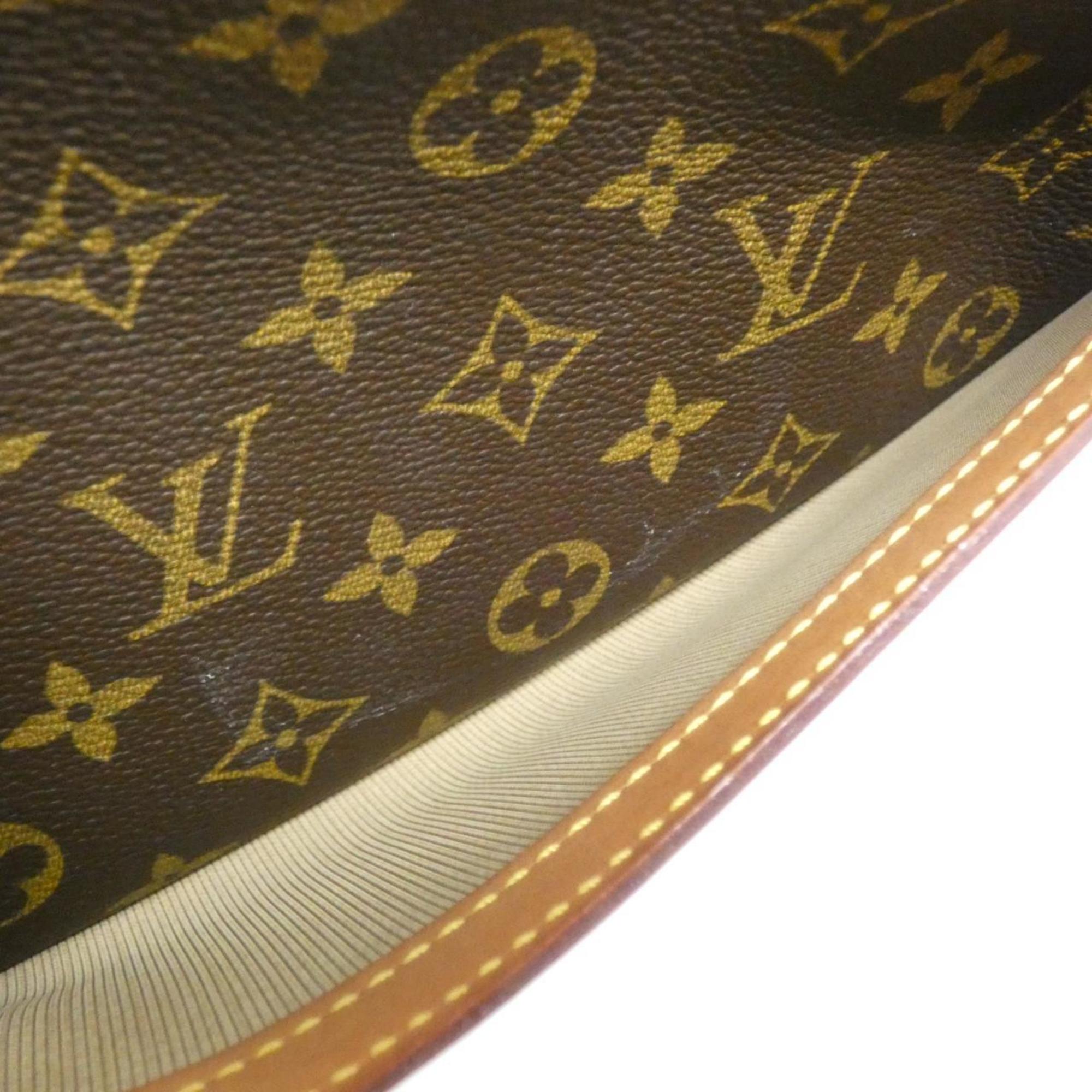 Louis Vuitton Marron Coated Canvas Shoulder Bag