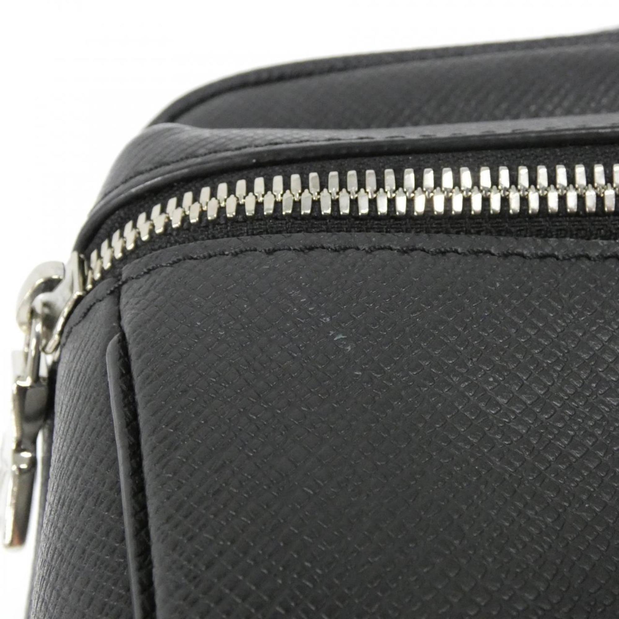 Louis Vuitton Black Leather Shoulder Bag