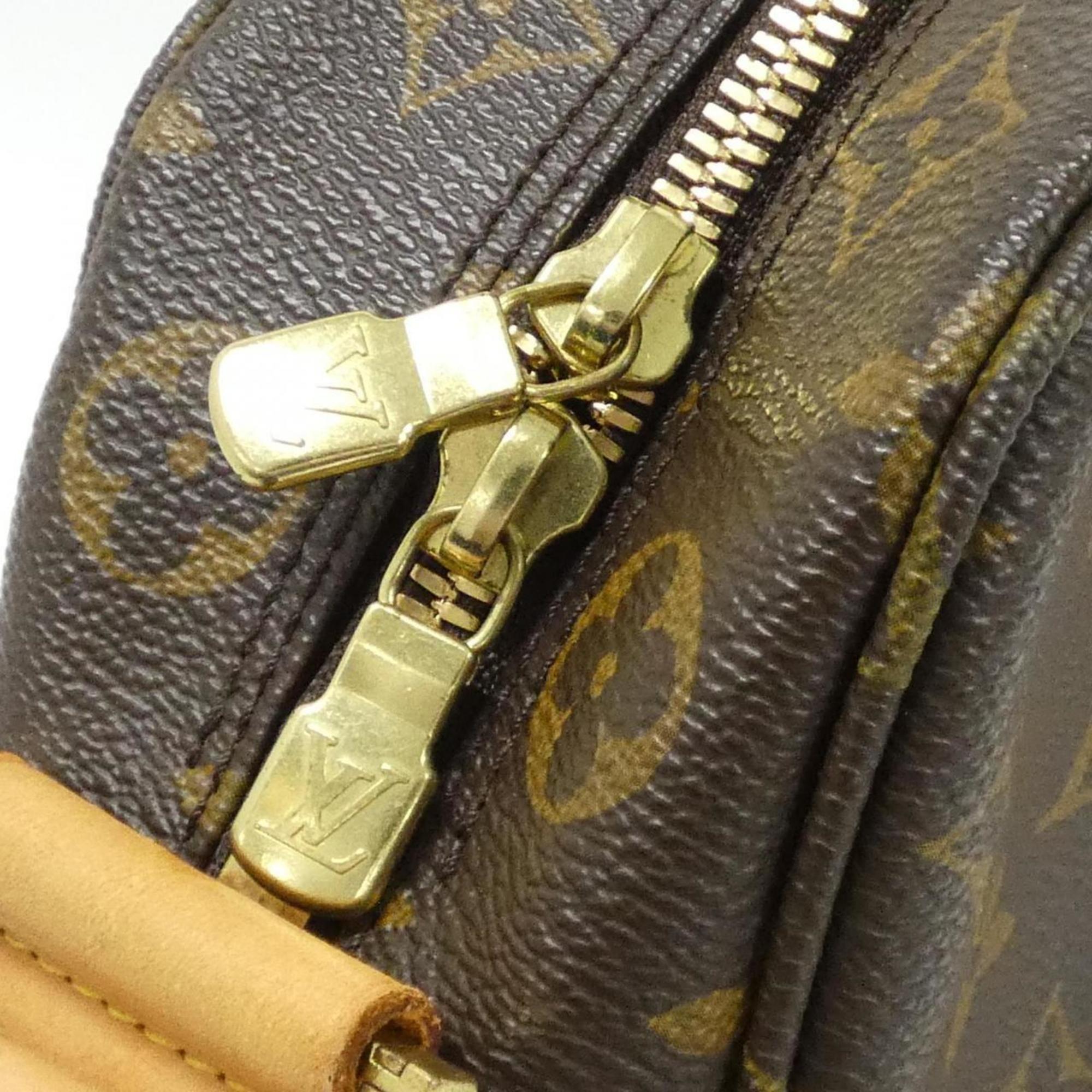 Louis Vuitton Brown Coated Canvas Handbag
