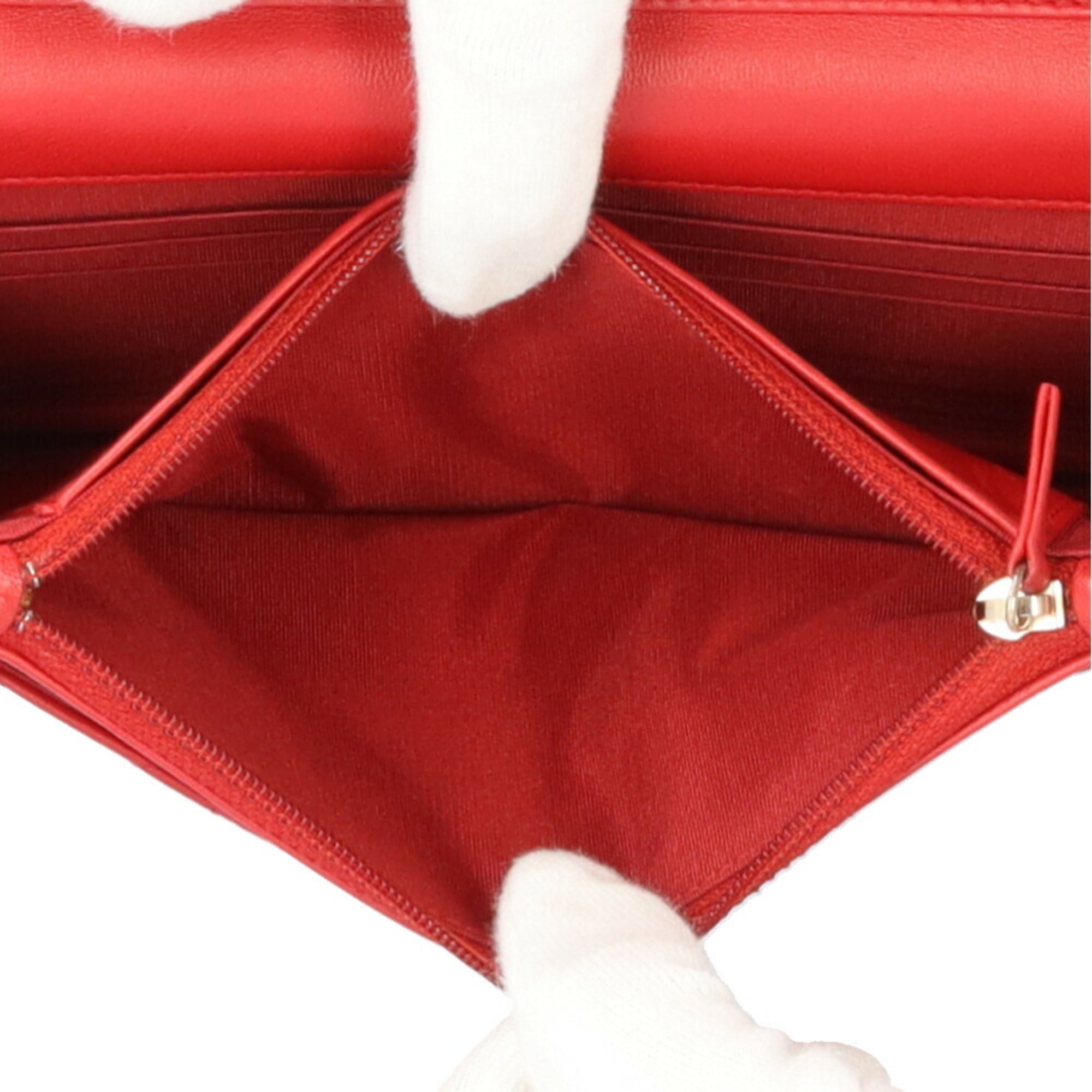 Chanel Boy Chanel Red Color Leather Shoulder Bag