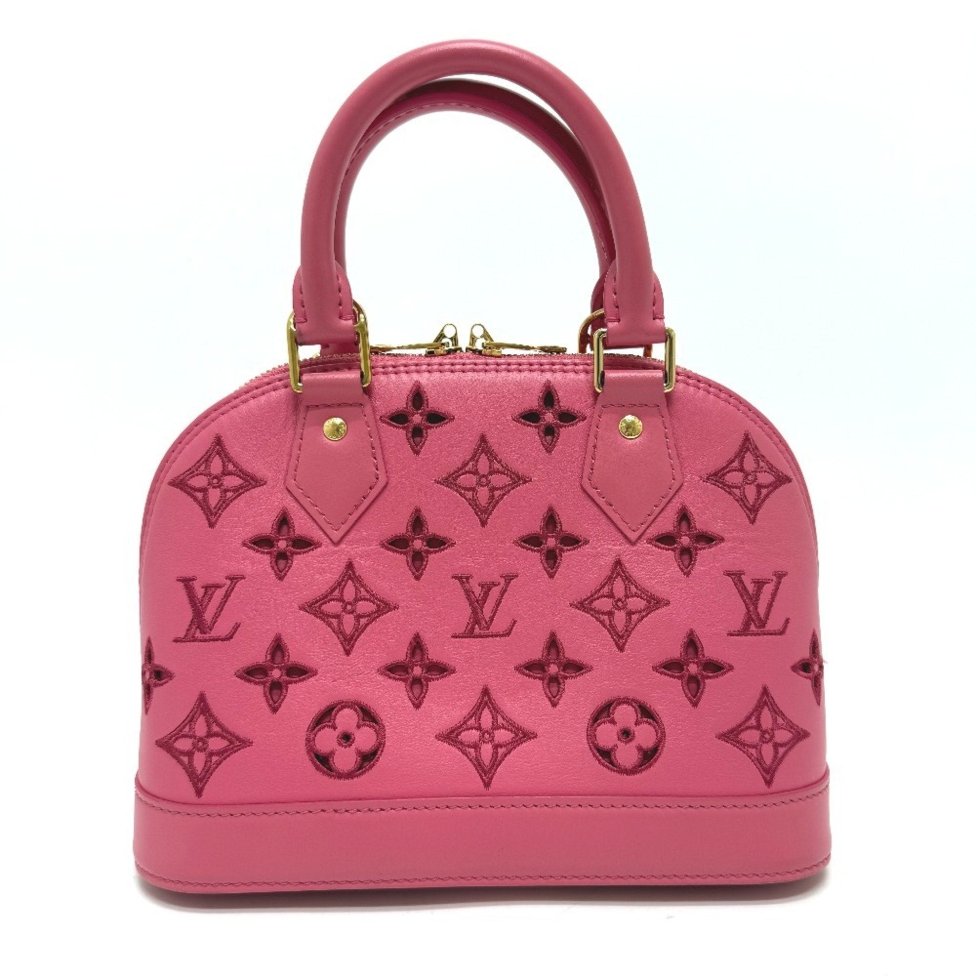 Louis Vuitton Pink Leather Handbag